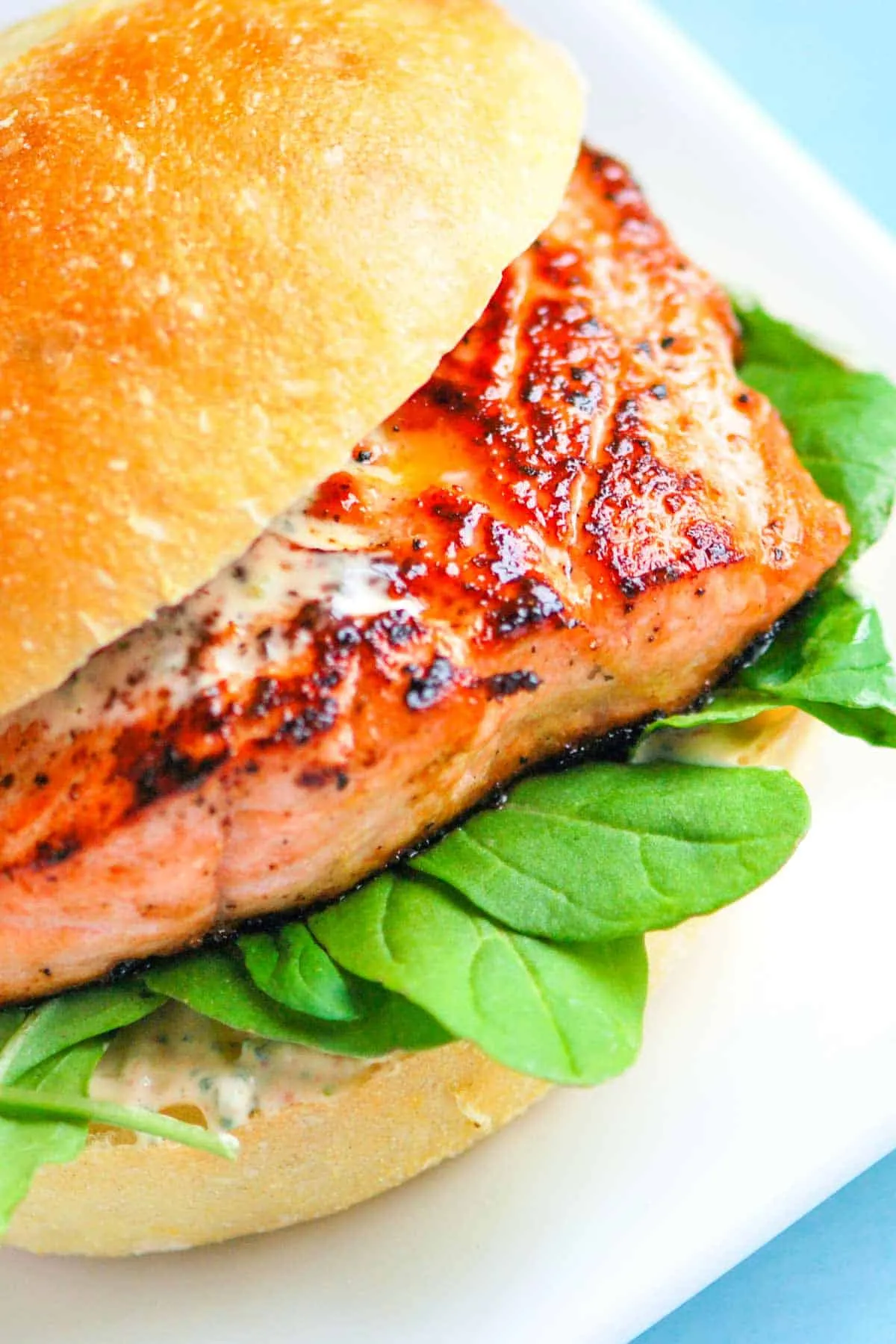 Pan Seared Salmon Burger