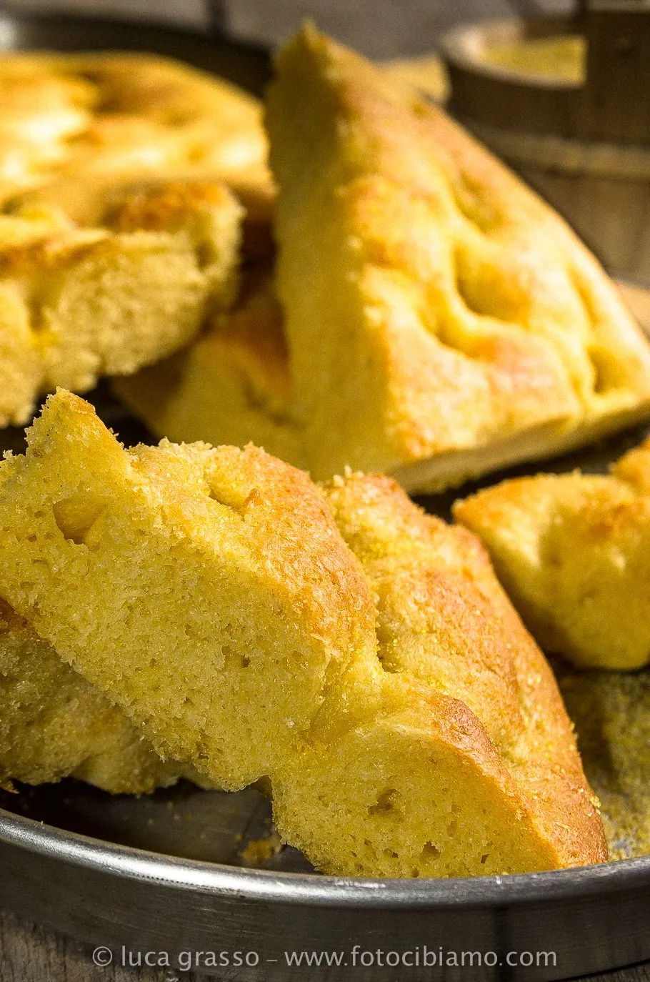 Pancetta Cornbread Pane di Mais Con