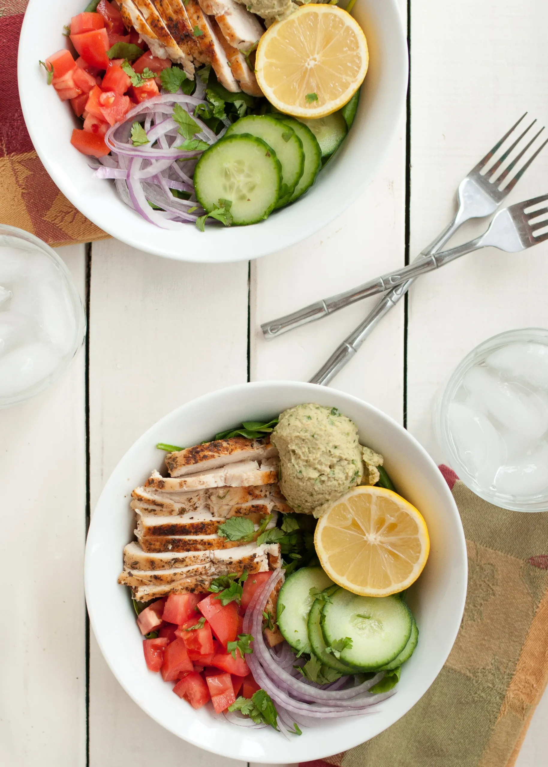 Panera's Power Chicken Hummus Bowl