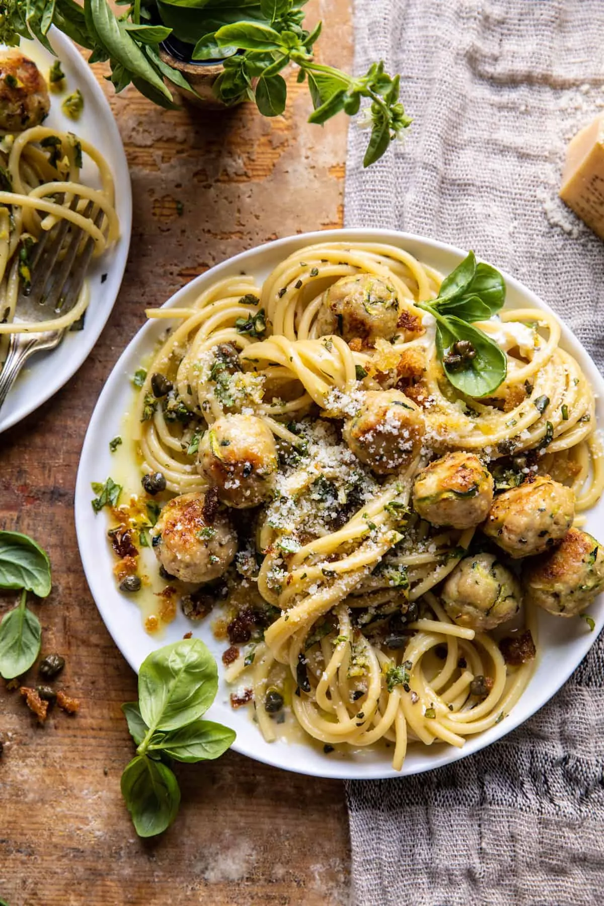 Parmesan Meatballs with Pasta
