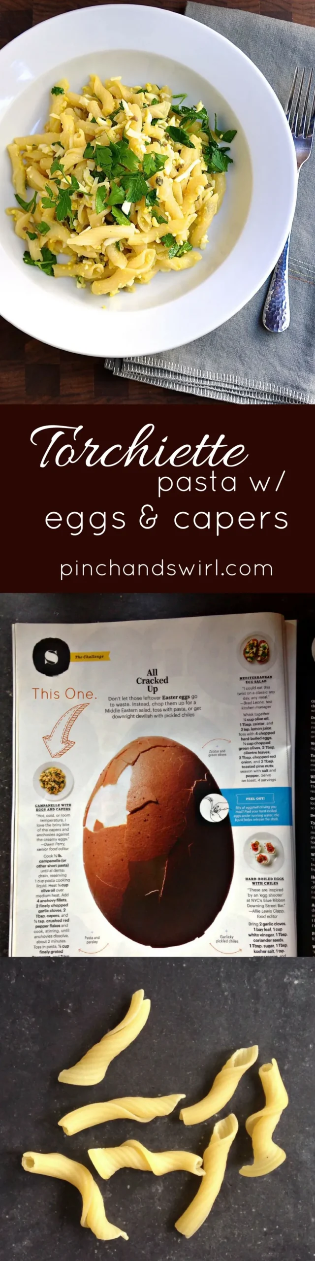 Pasta with Eggs and Capers