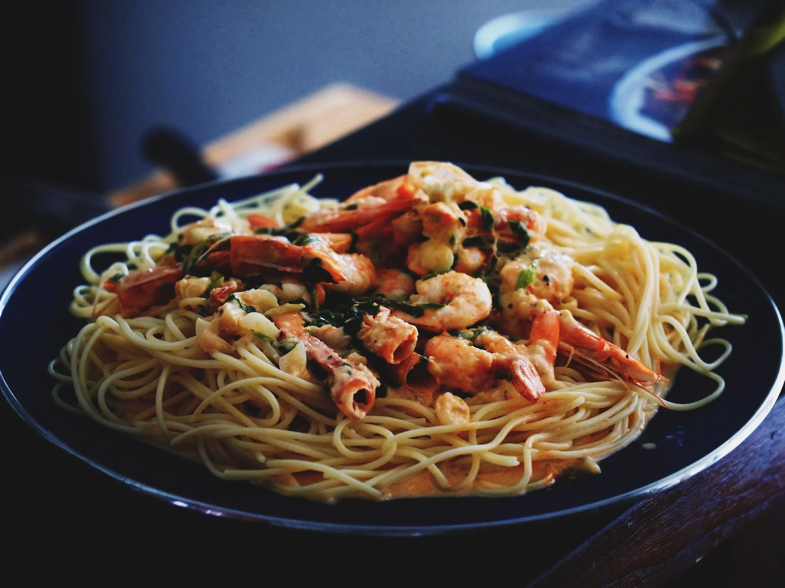 Pasta with Vermouth Cream Sauce