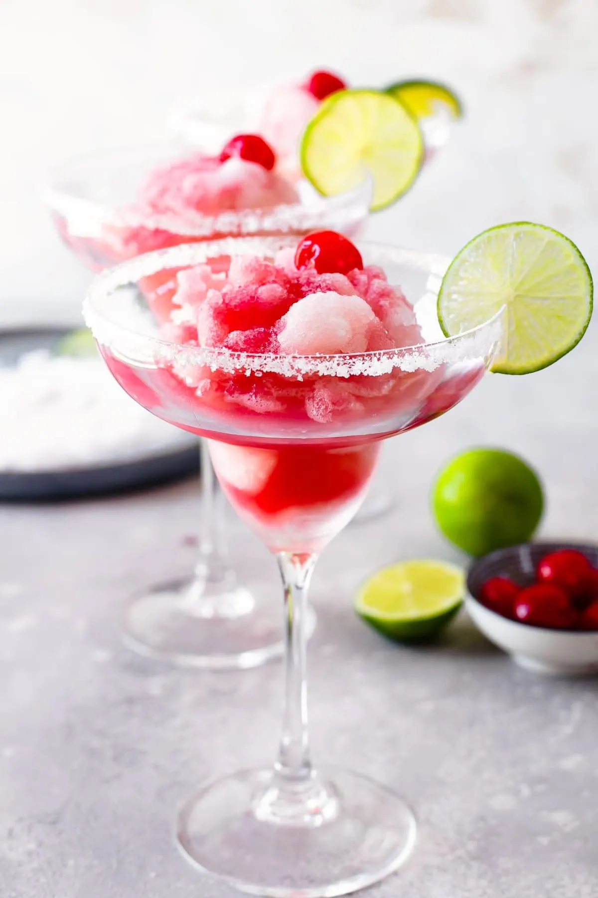 Peach Cherry Frozen Limeade