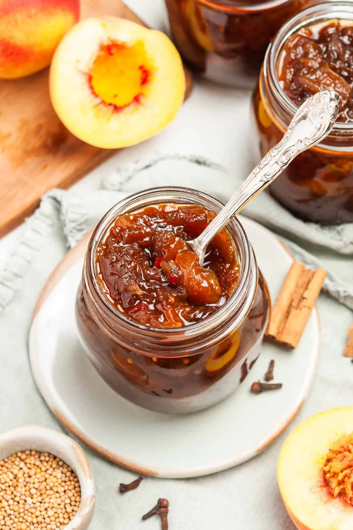 Peach Chutney - A British Version