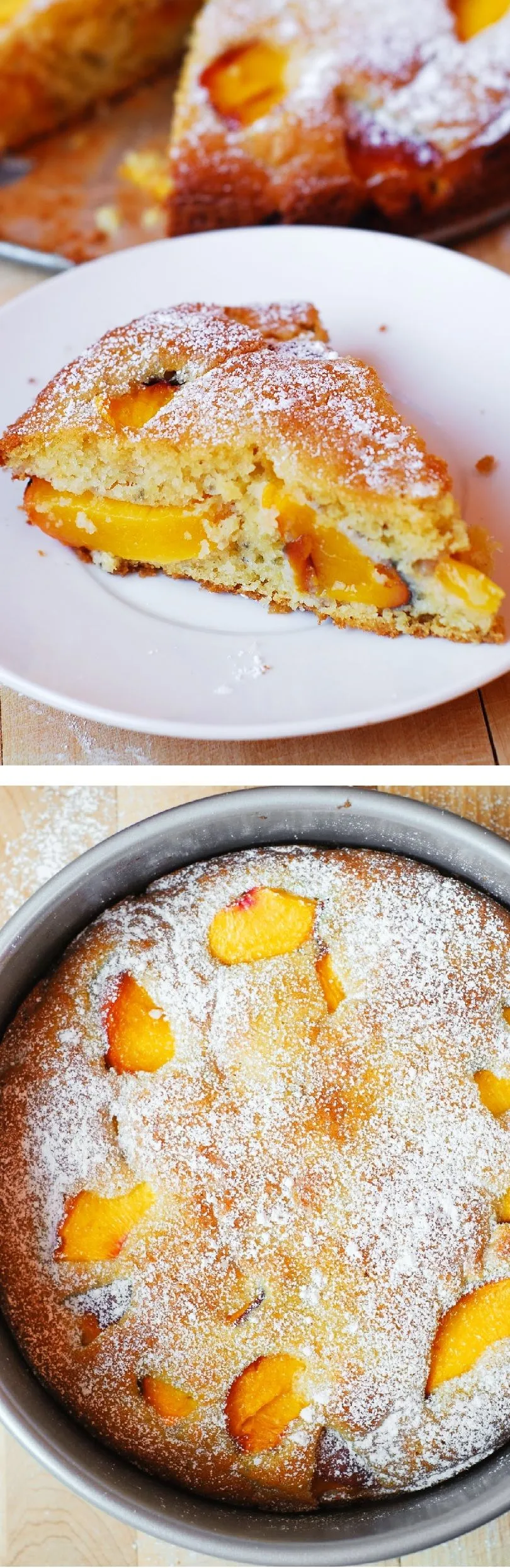 Peach Yogurt Cake Gluten Free