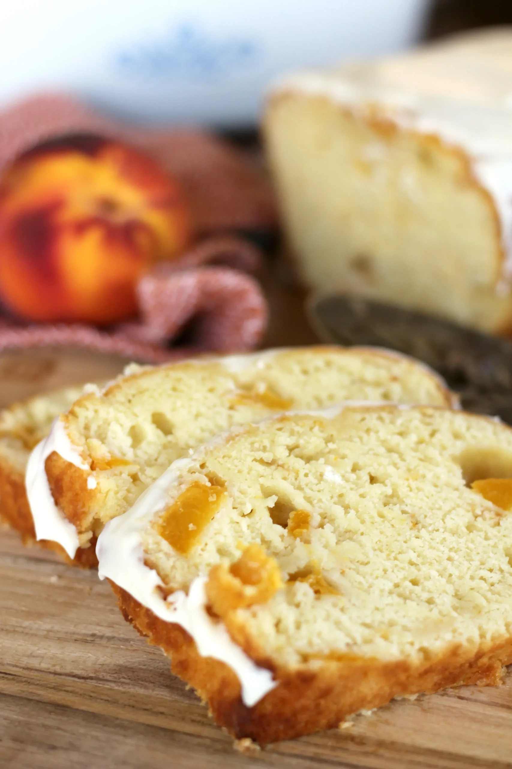 Peaches and Cream Roll Bread