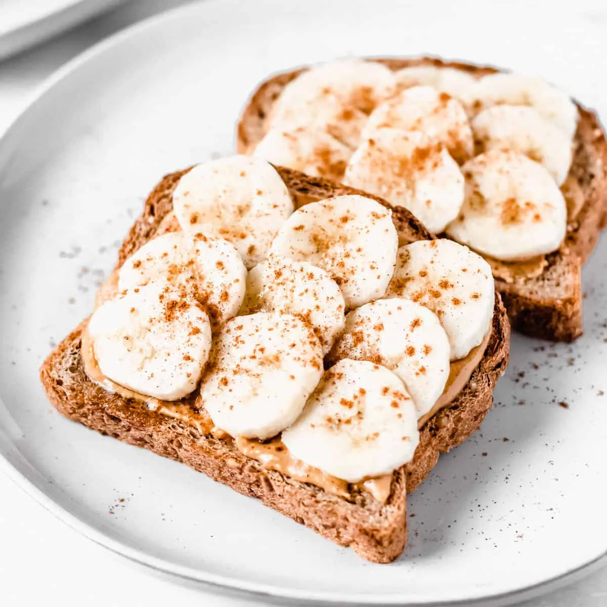 Peanut Butter Banana Toast with Granola and Honey