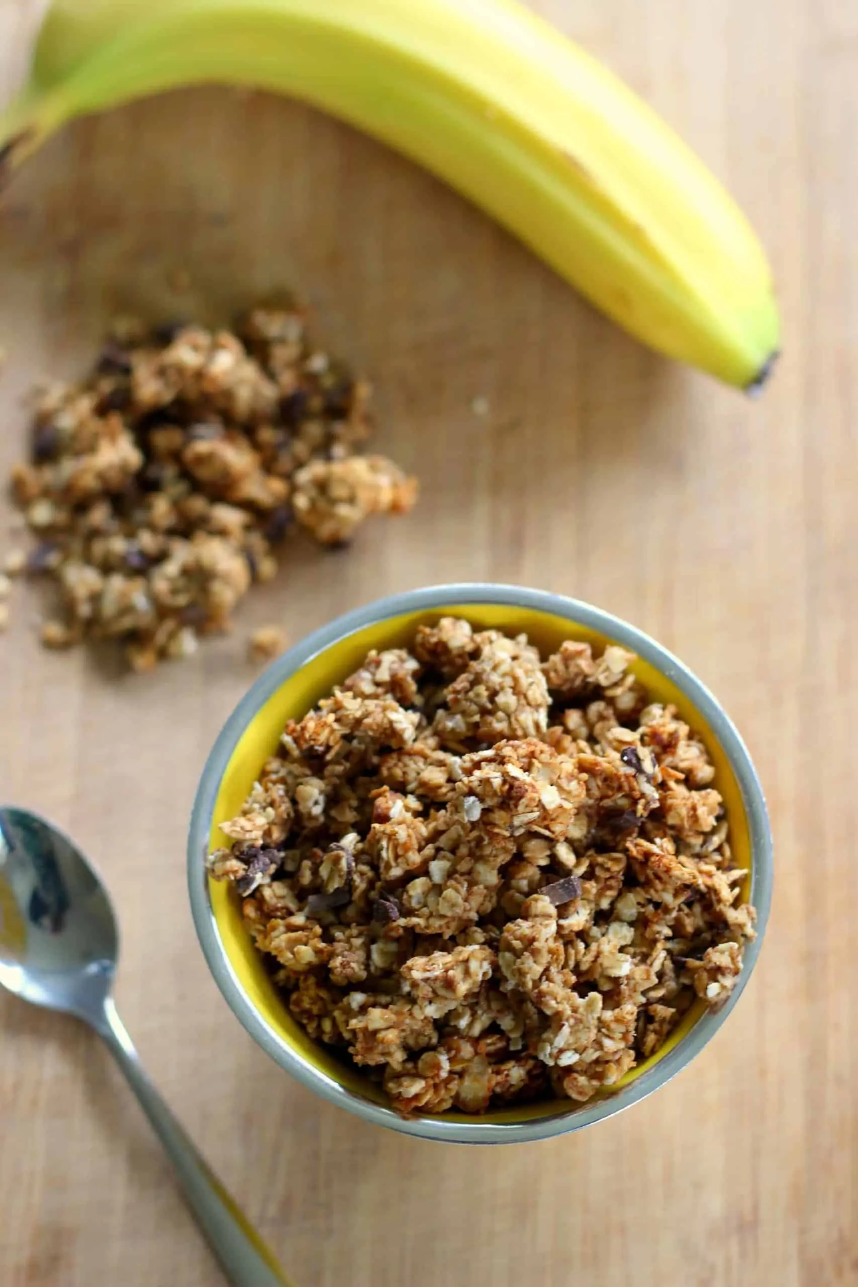 Peanut Butter Banana and Chocolate Chip Granola
