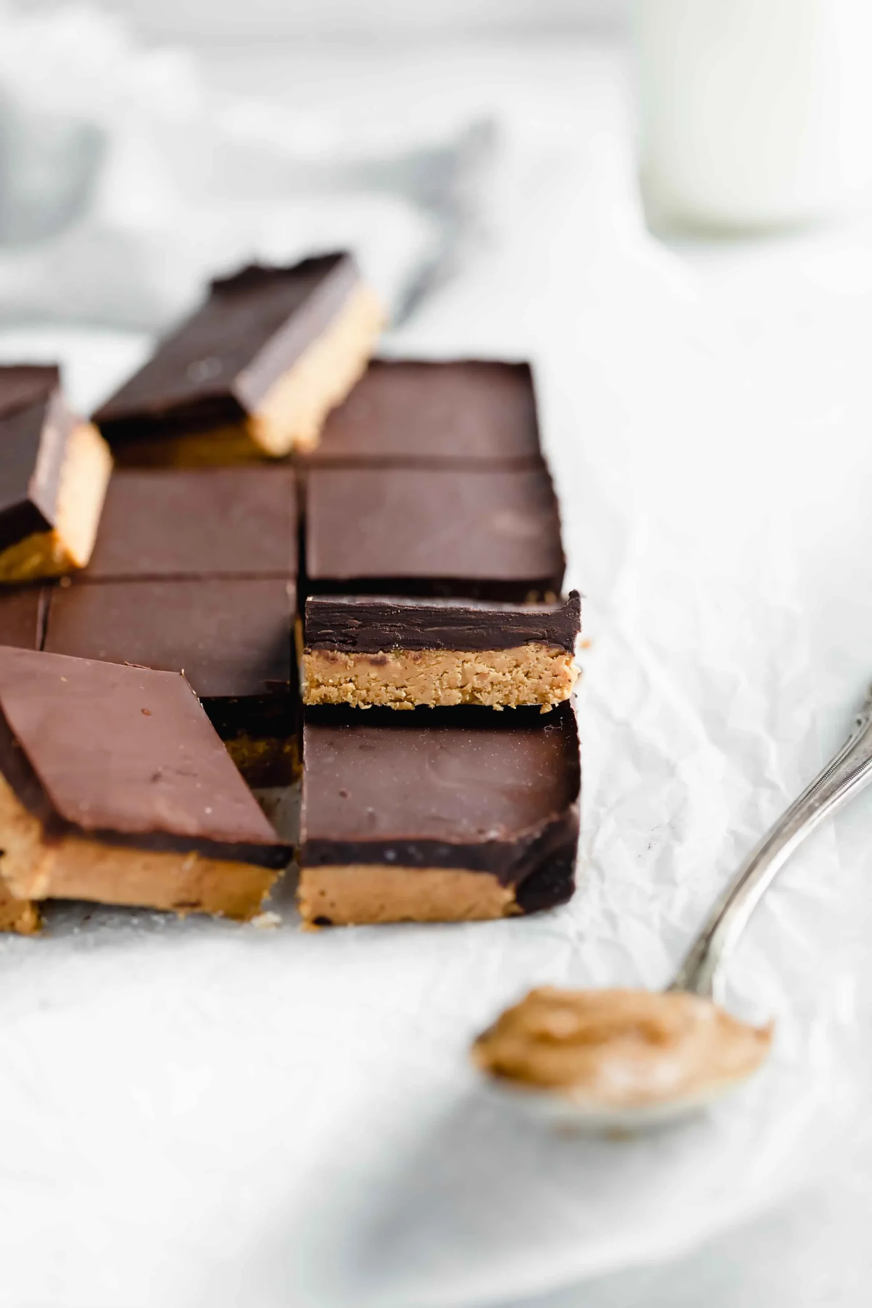 Peanut Butter Chocolate Bars No Bake Vegan