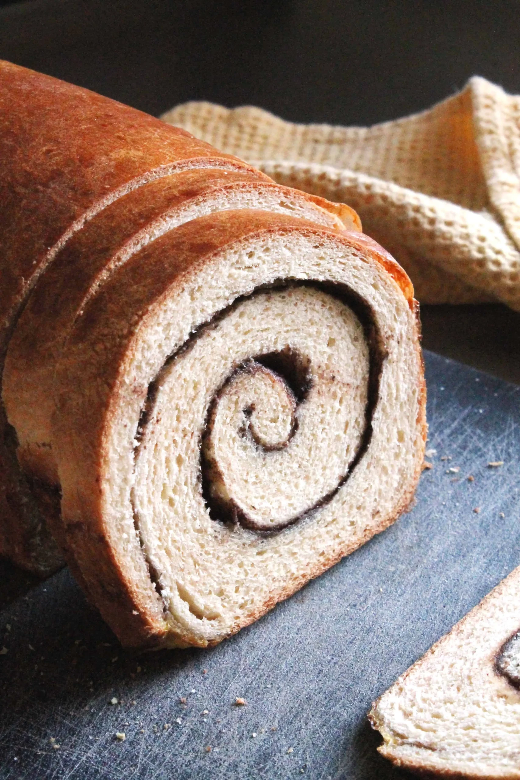 Peanut Butter Chocolate Swirl Bread