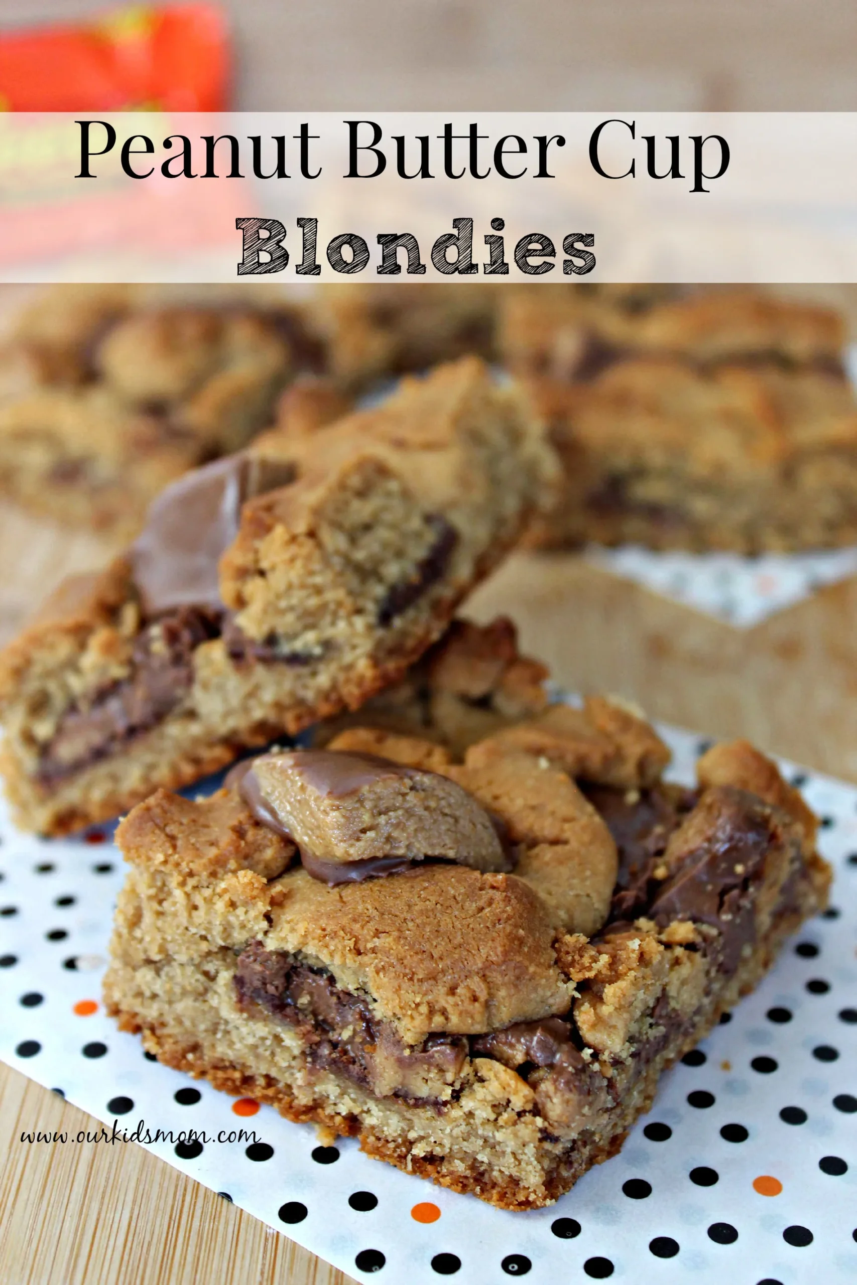 Peanut Butter Cup Blondies
