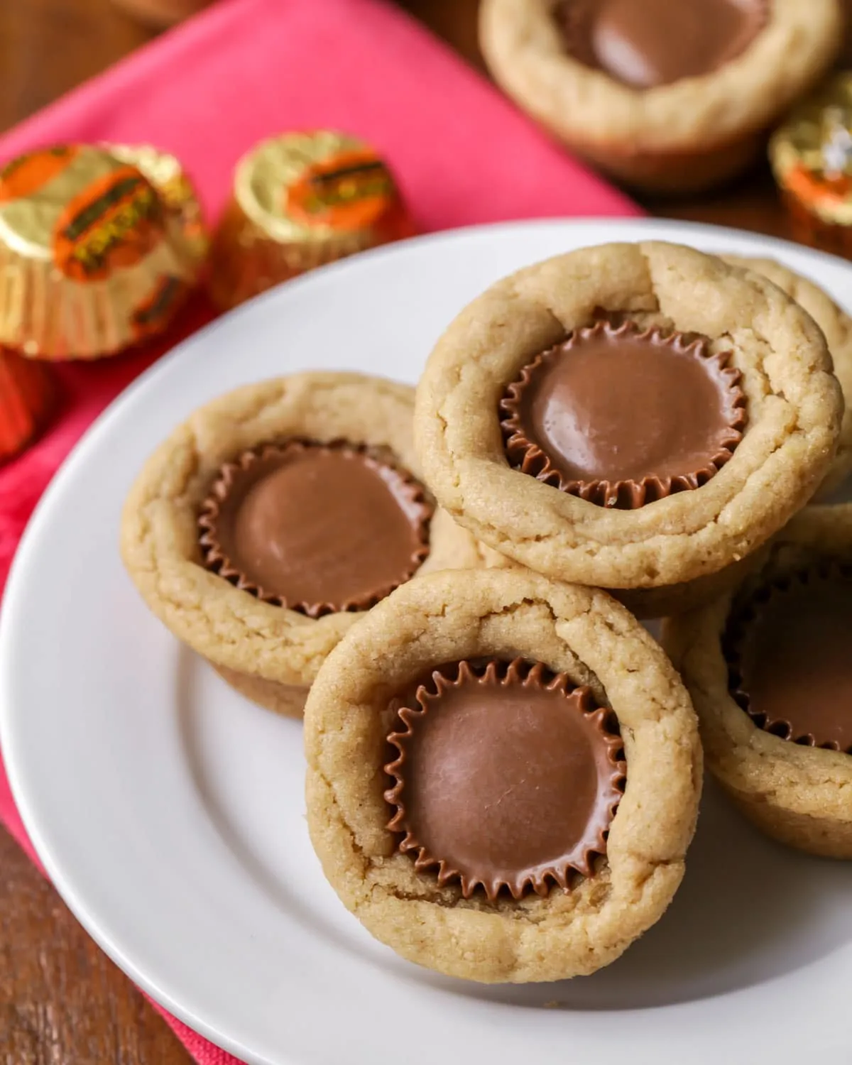 Peanut Butter Cup Cake Mix Cookies