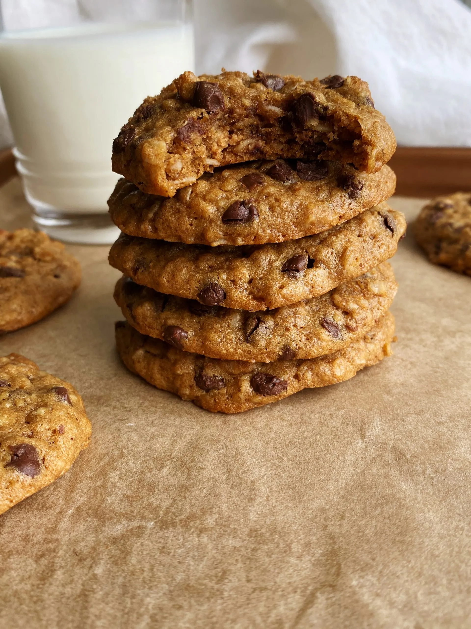 Peanut Butter Oatmeal Chocolate Chip Cookie
