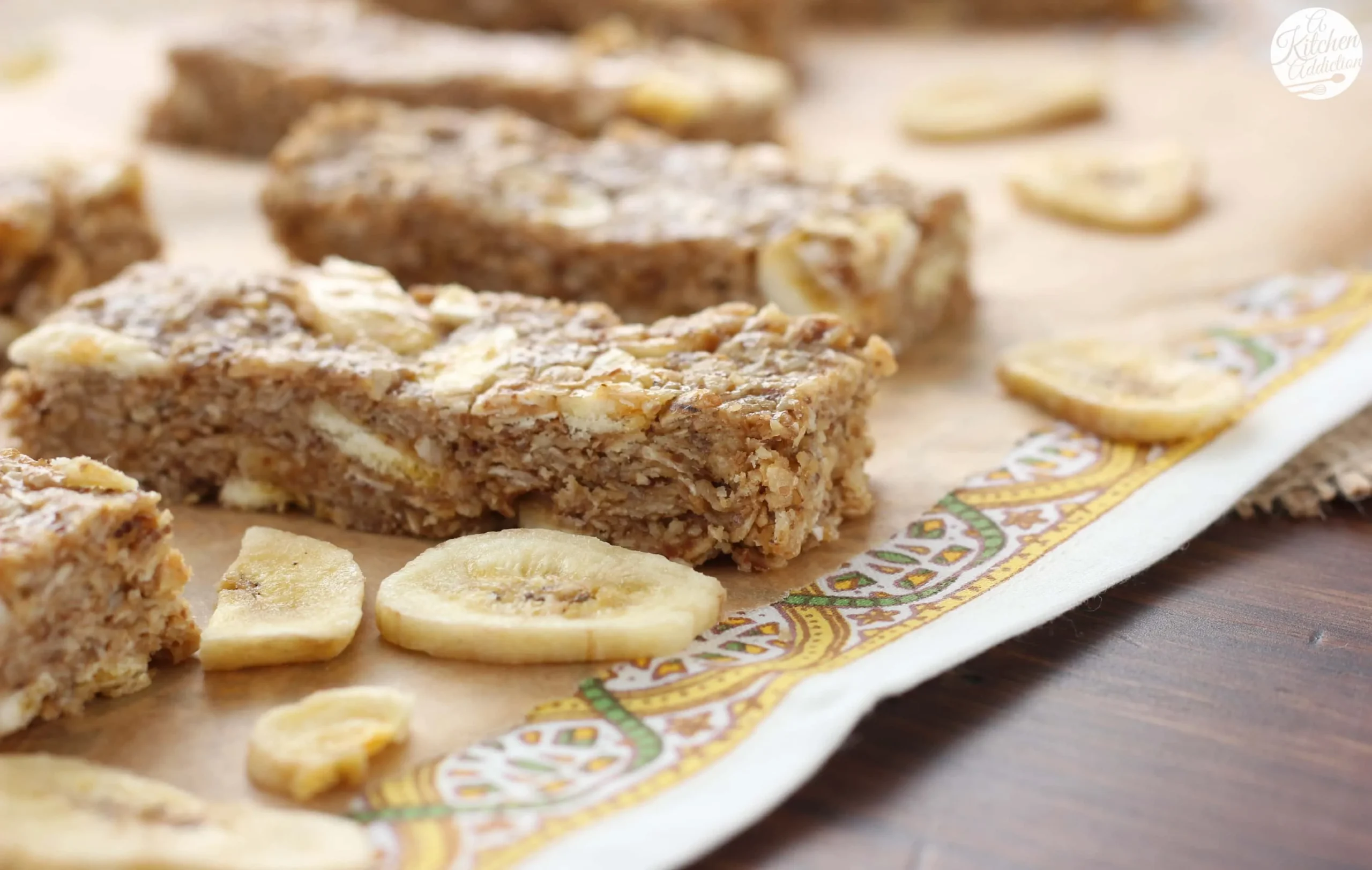 Peanut Butter and Banana Granola Bars