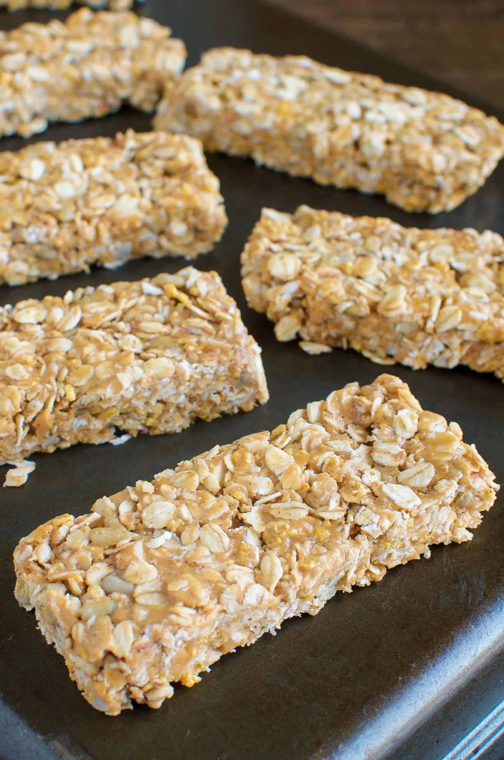 Peanut Butter and Honey Granola Bars