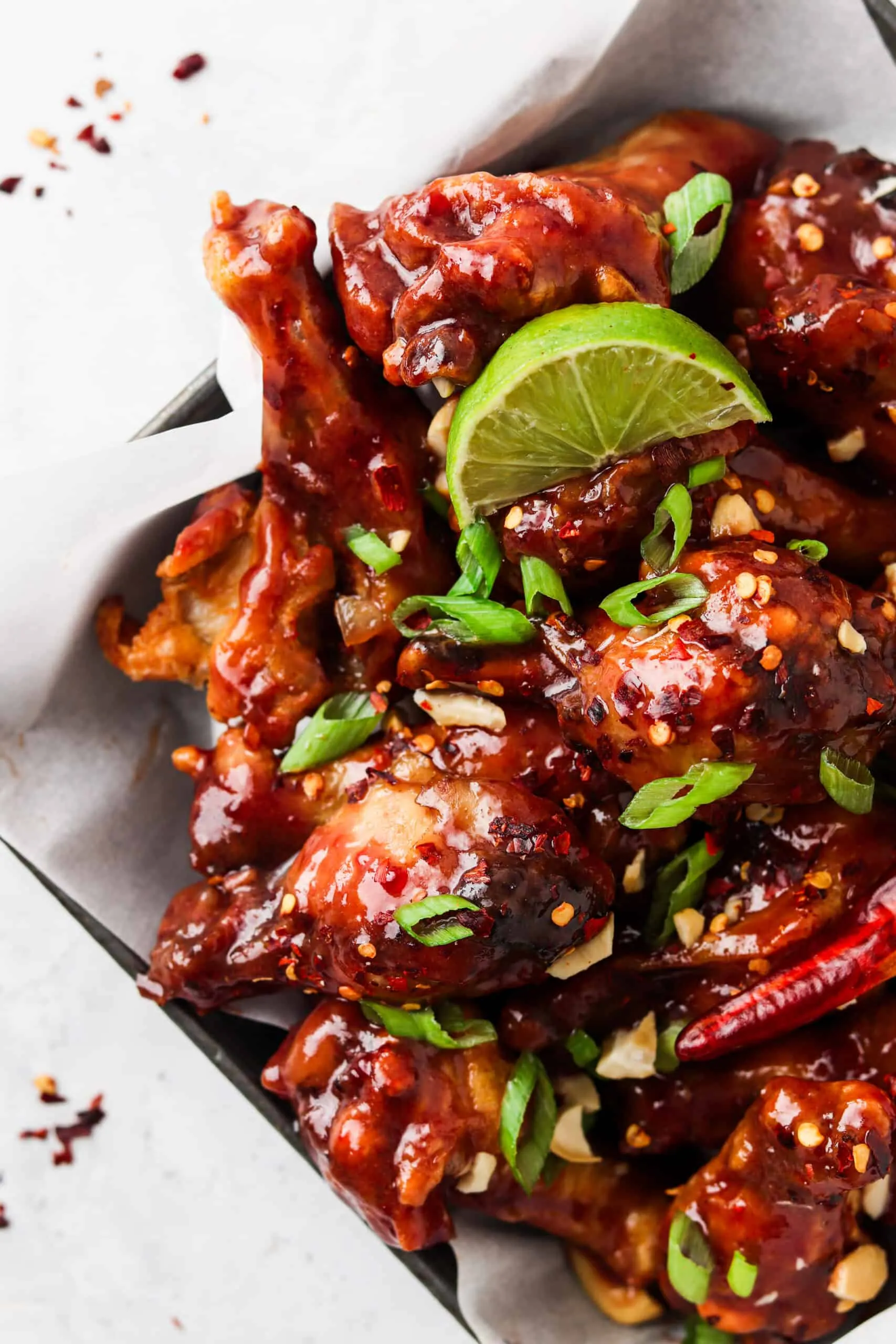 Peanut Butter and Jelly Chicken Wings