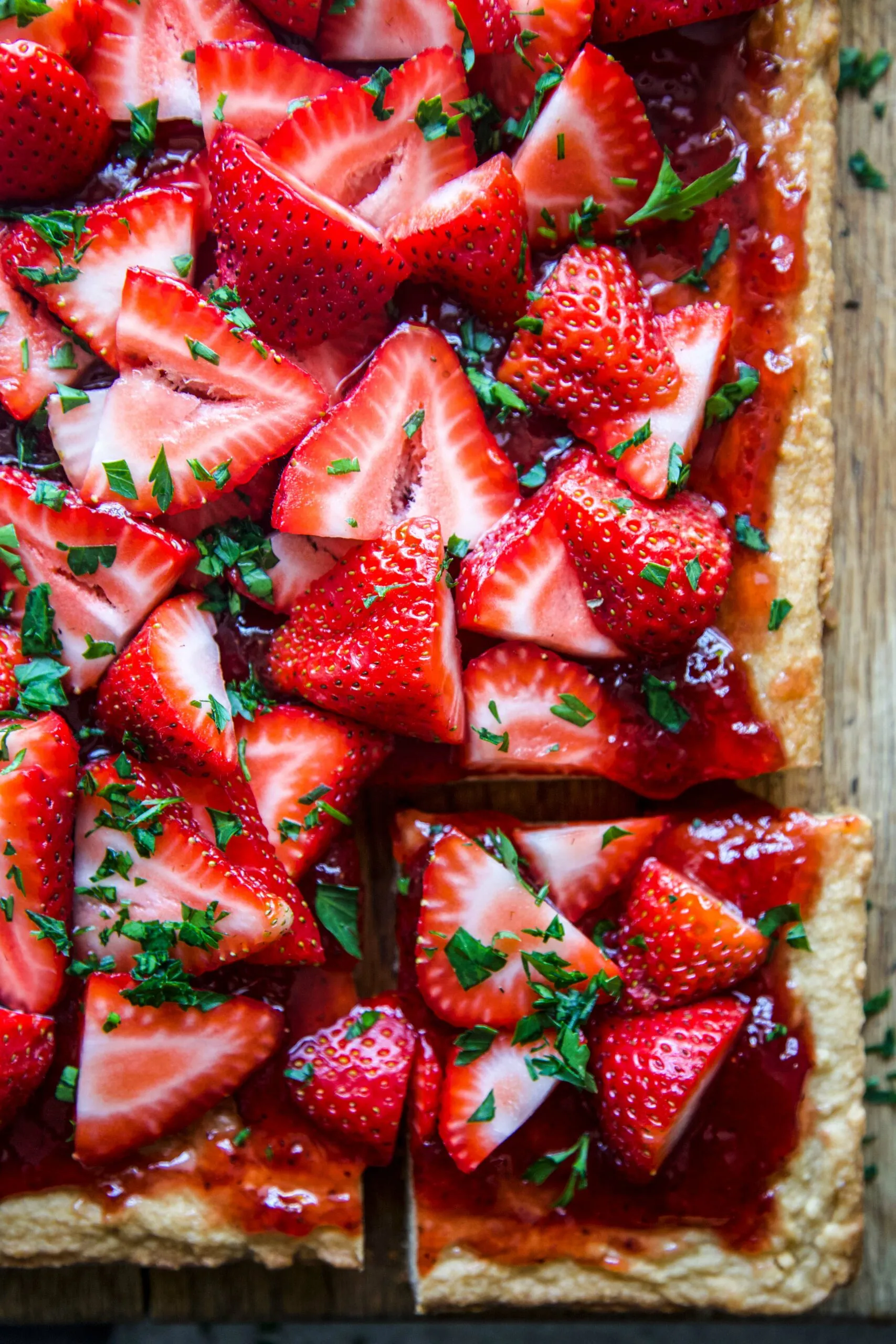 Peanut Butter and Strawberry Snack
