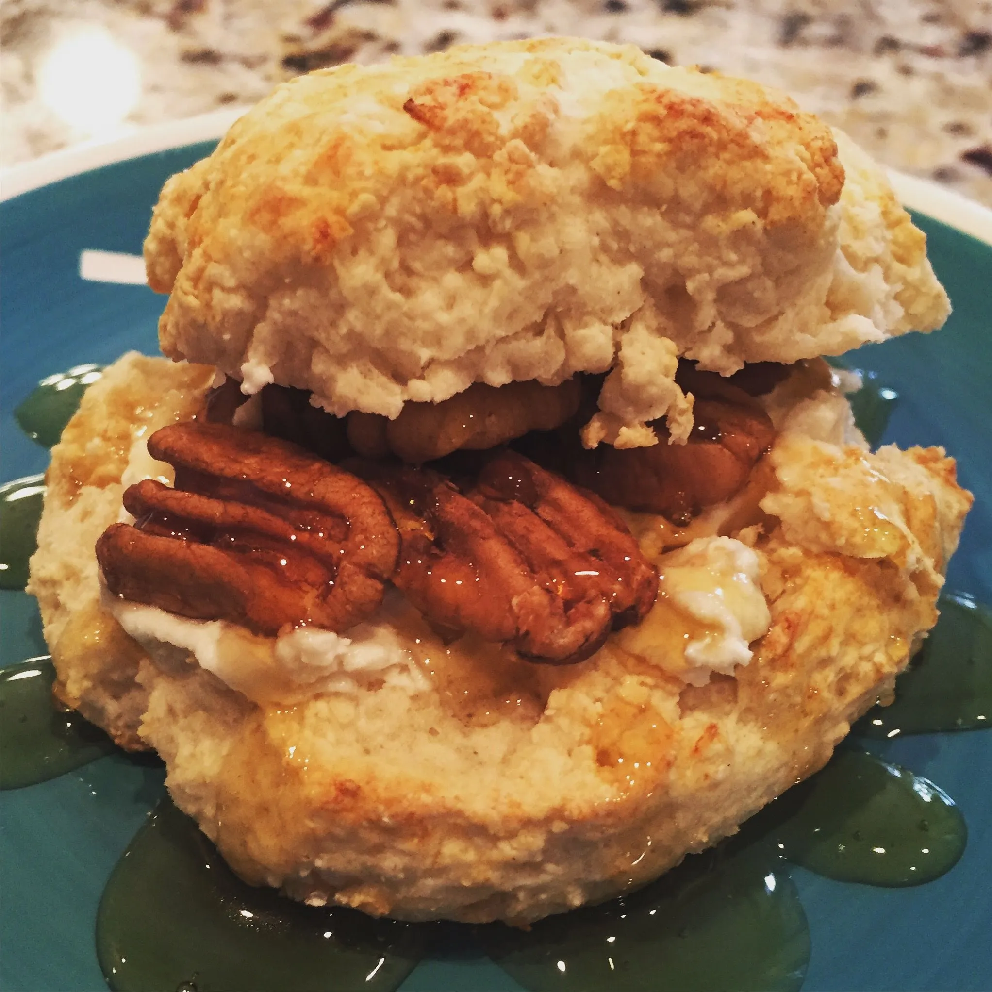Pecan Goat Cheese Biscuits