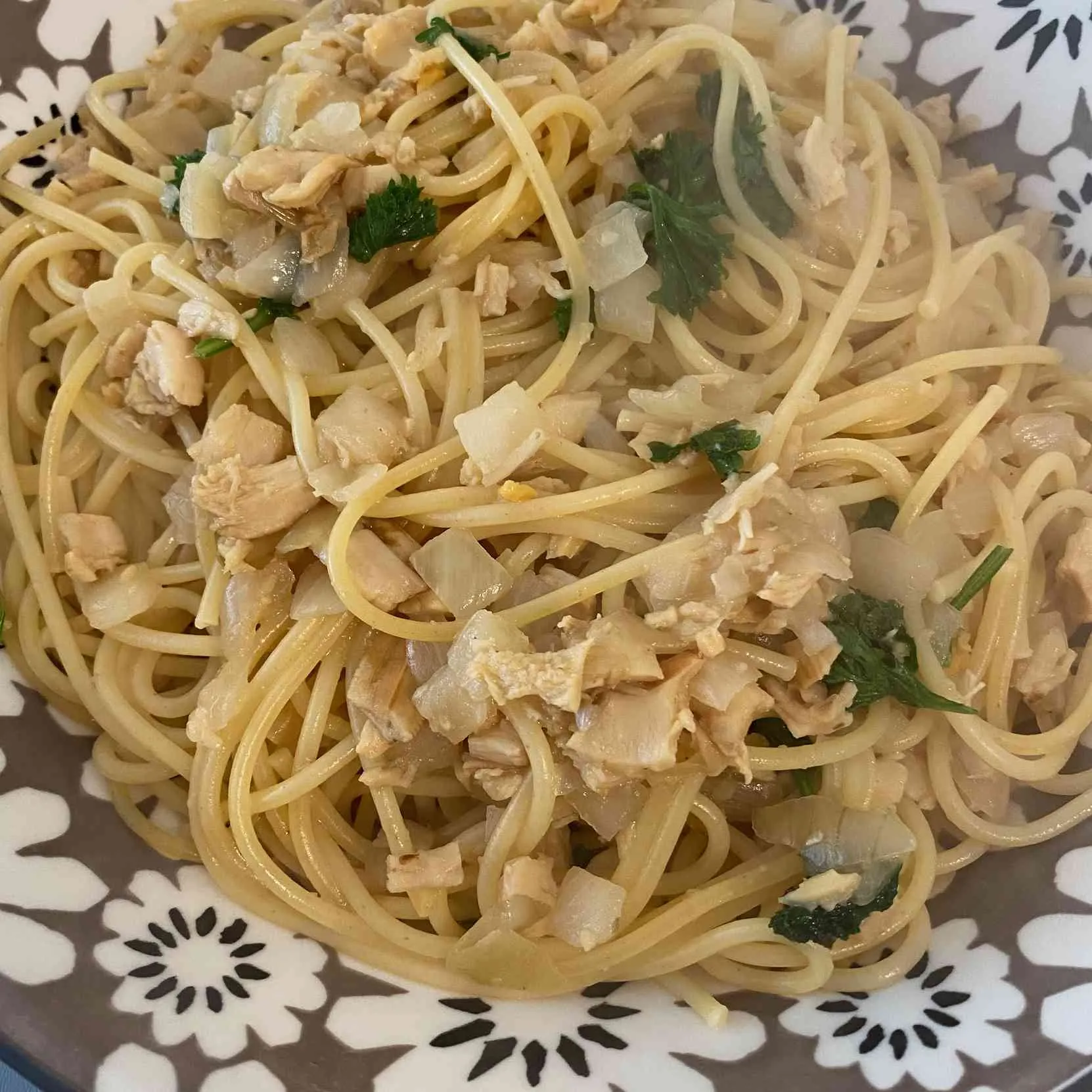 Pepes White Clam Sauce Pasta