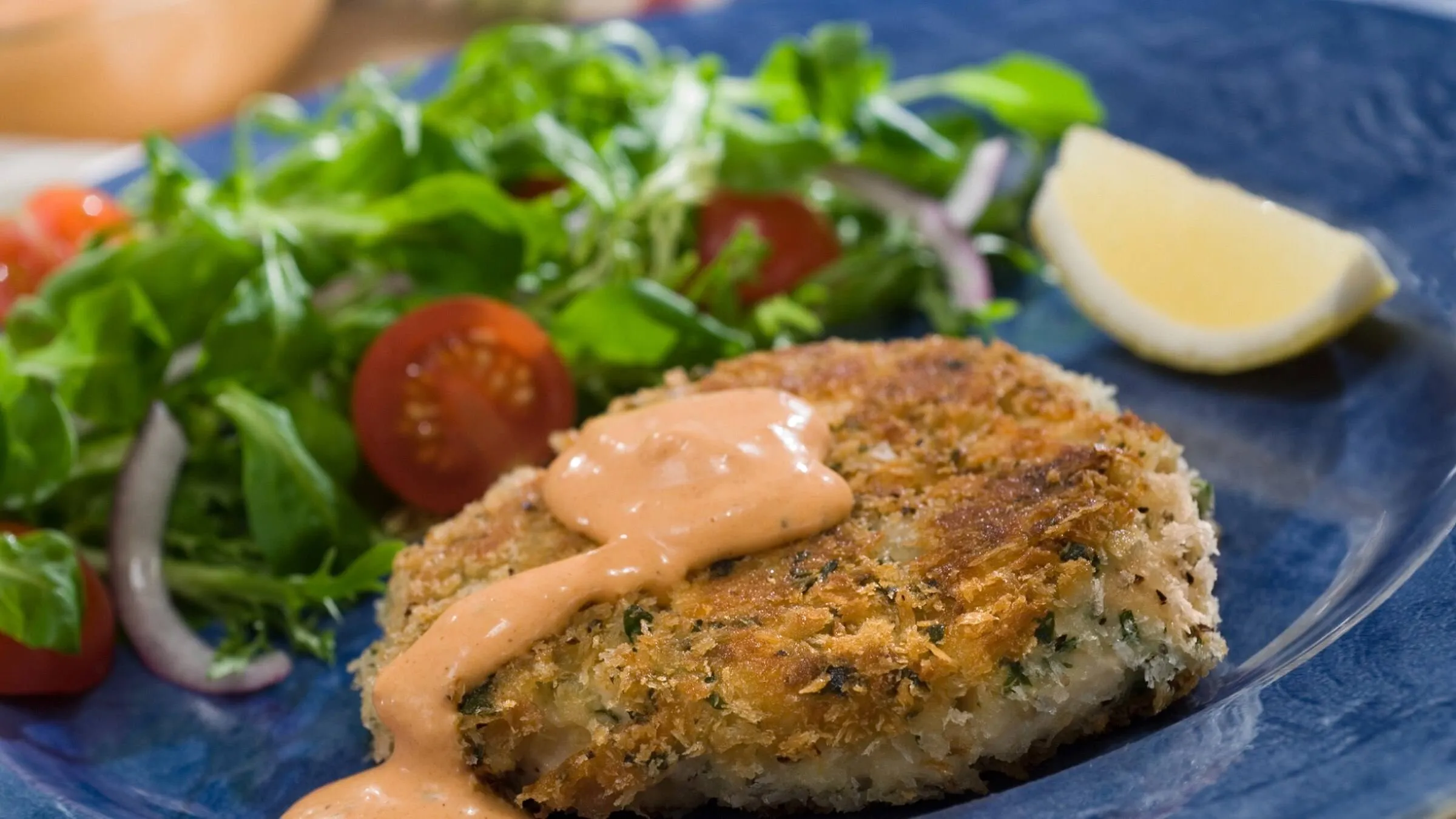 Pepita Crusted Tuna Cakes