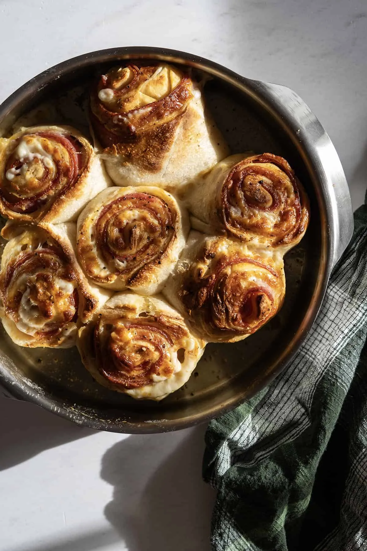 Pepperoni Pretzel Bread Stromboli