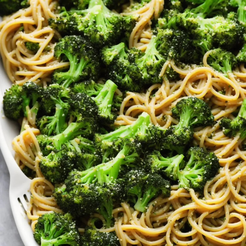 Peppery Broccoli with Angel Hair Pasta for Sunday Supper