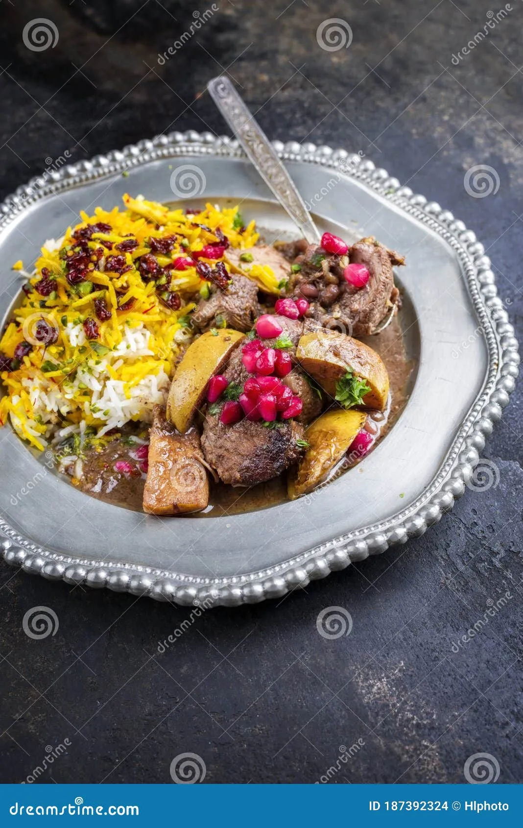 Persian Saffron and Honey Lamb Stew