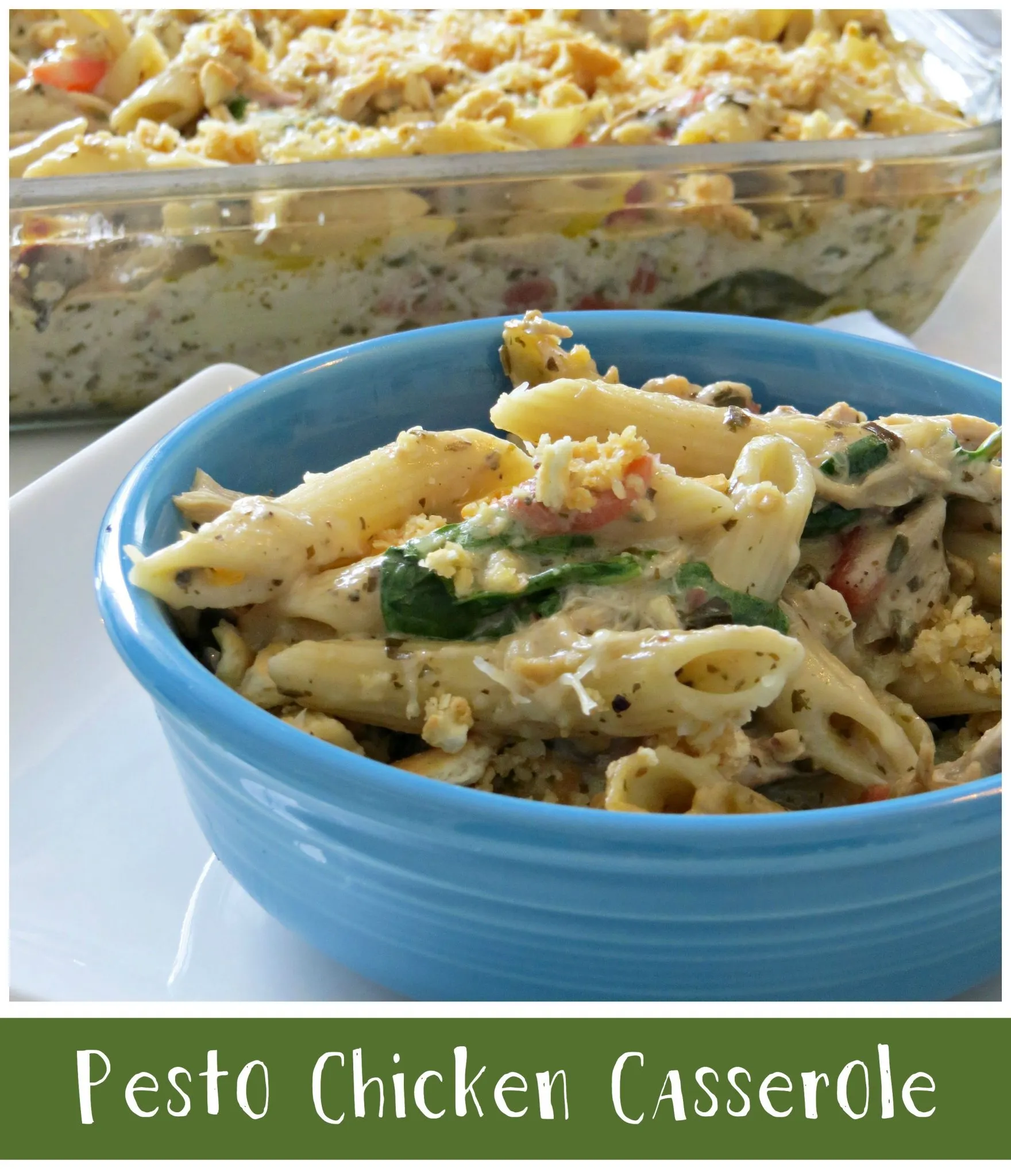 Pesto Chicken Rice Casserole