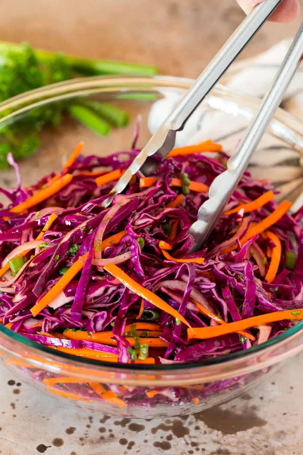 Pickled Cabbage Red Onion Slaw