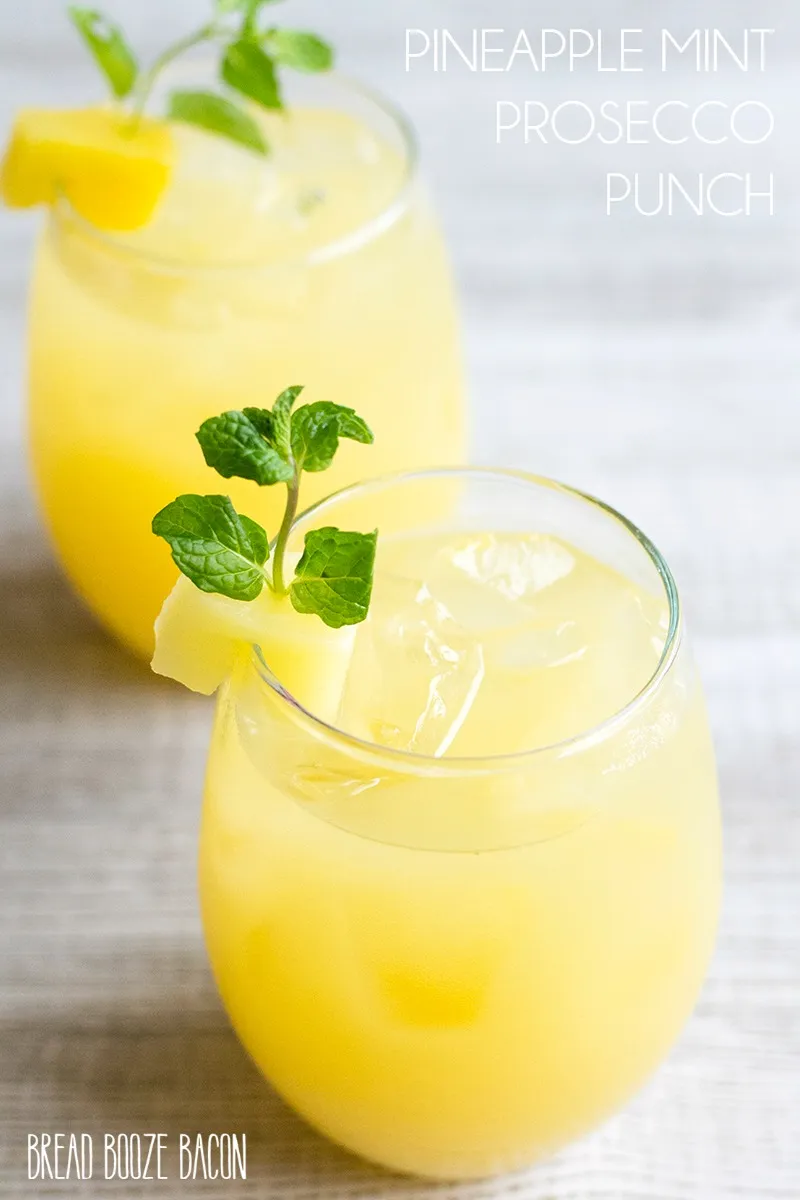 Pineapple Mint Wine Punch