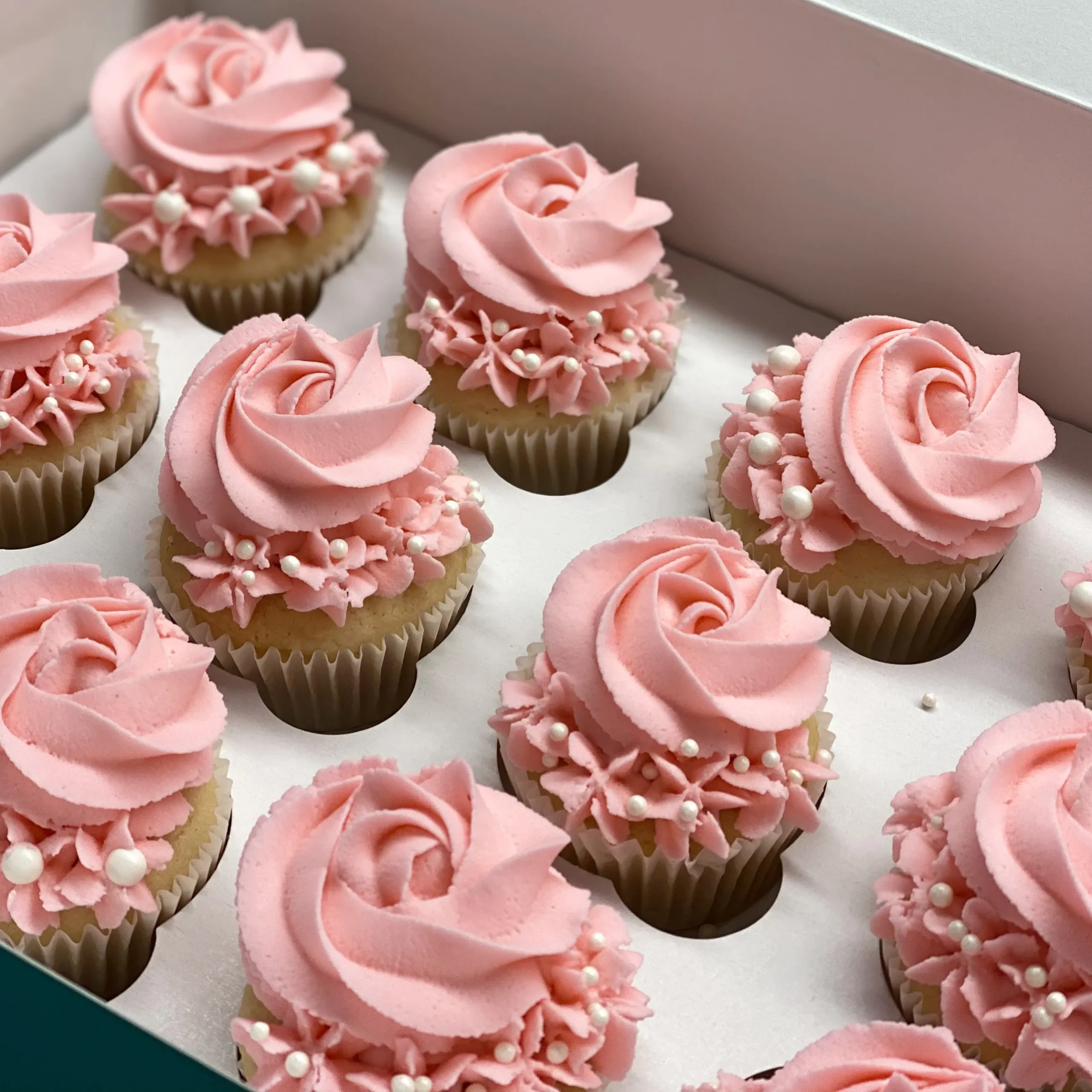 Pink Velvet Cupcakes for Two