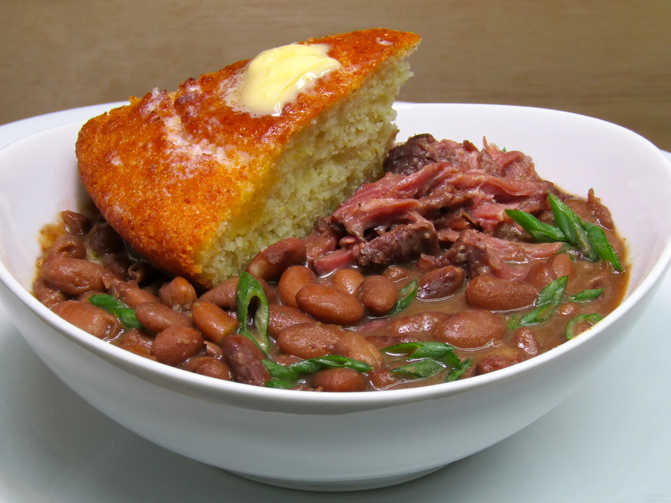 Pinto Beans with Smoked Neck Bones