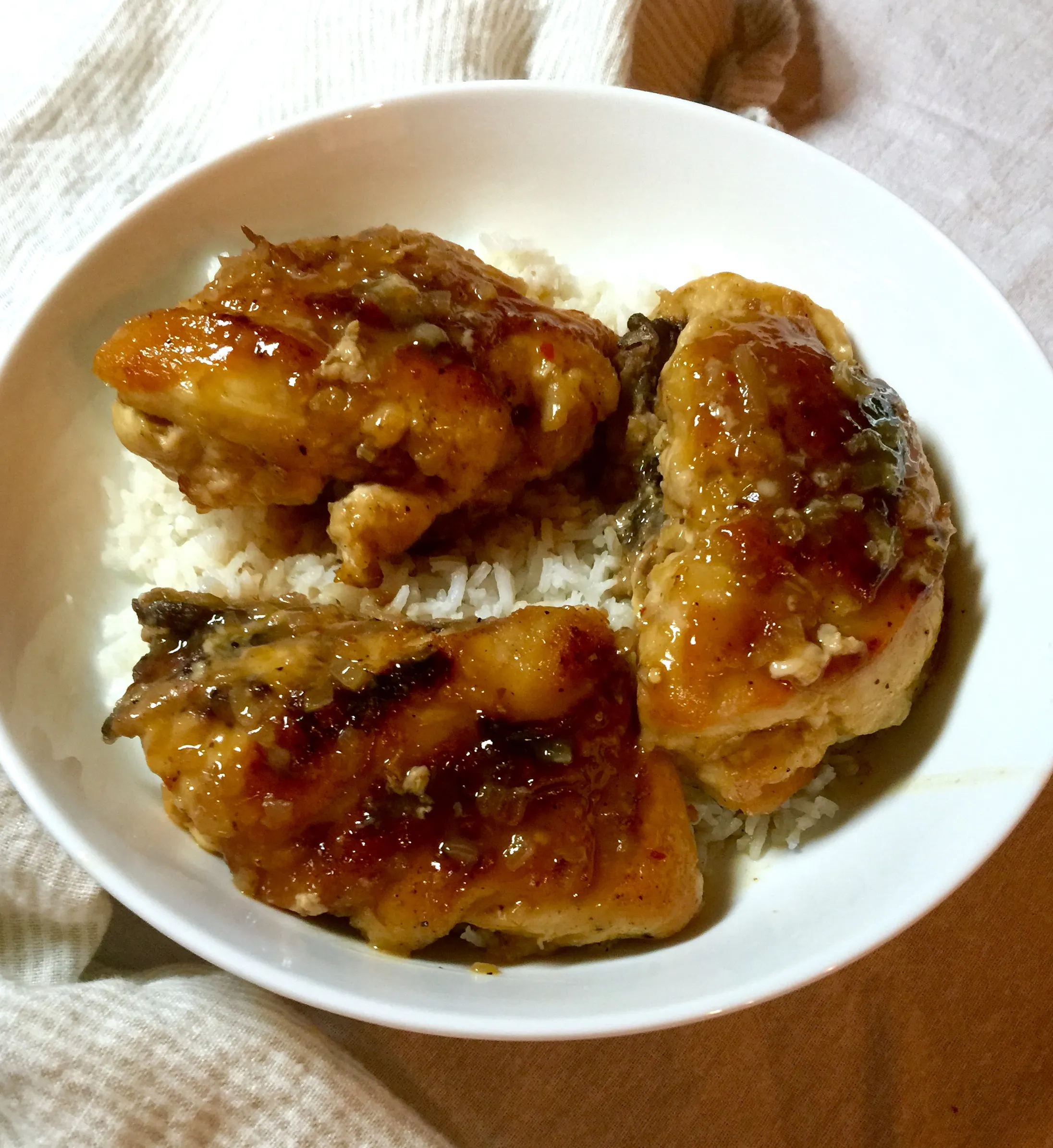 Plum Orange Glazed Chicken