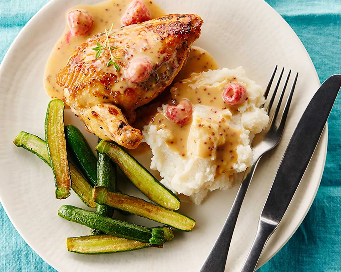 Poached Chicken Legs Supreme