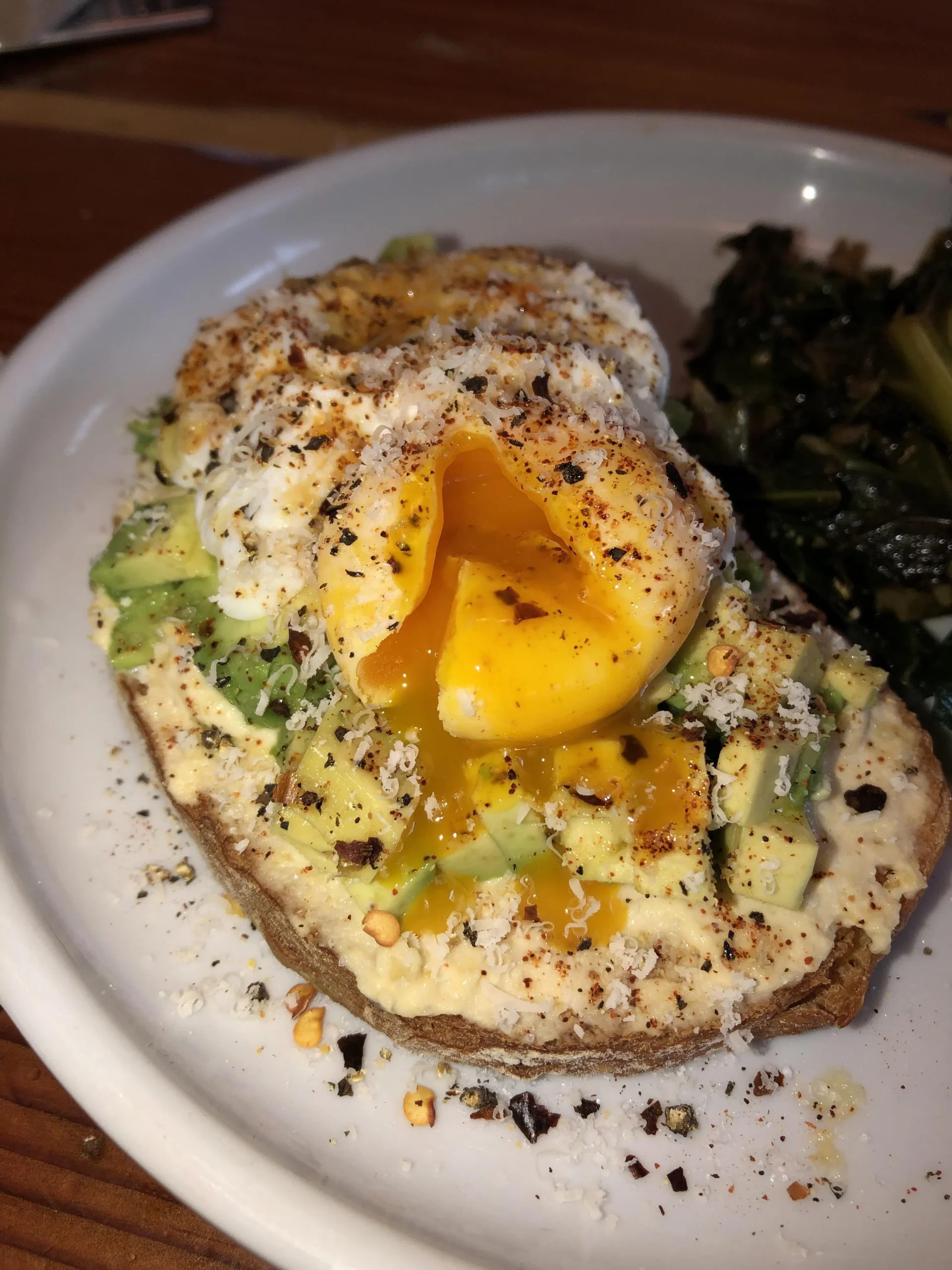 Poached Egg on Toast with Chipotle