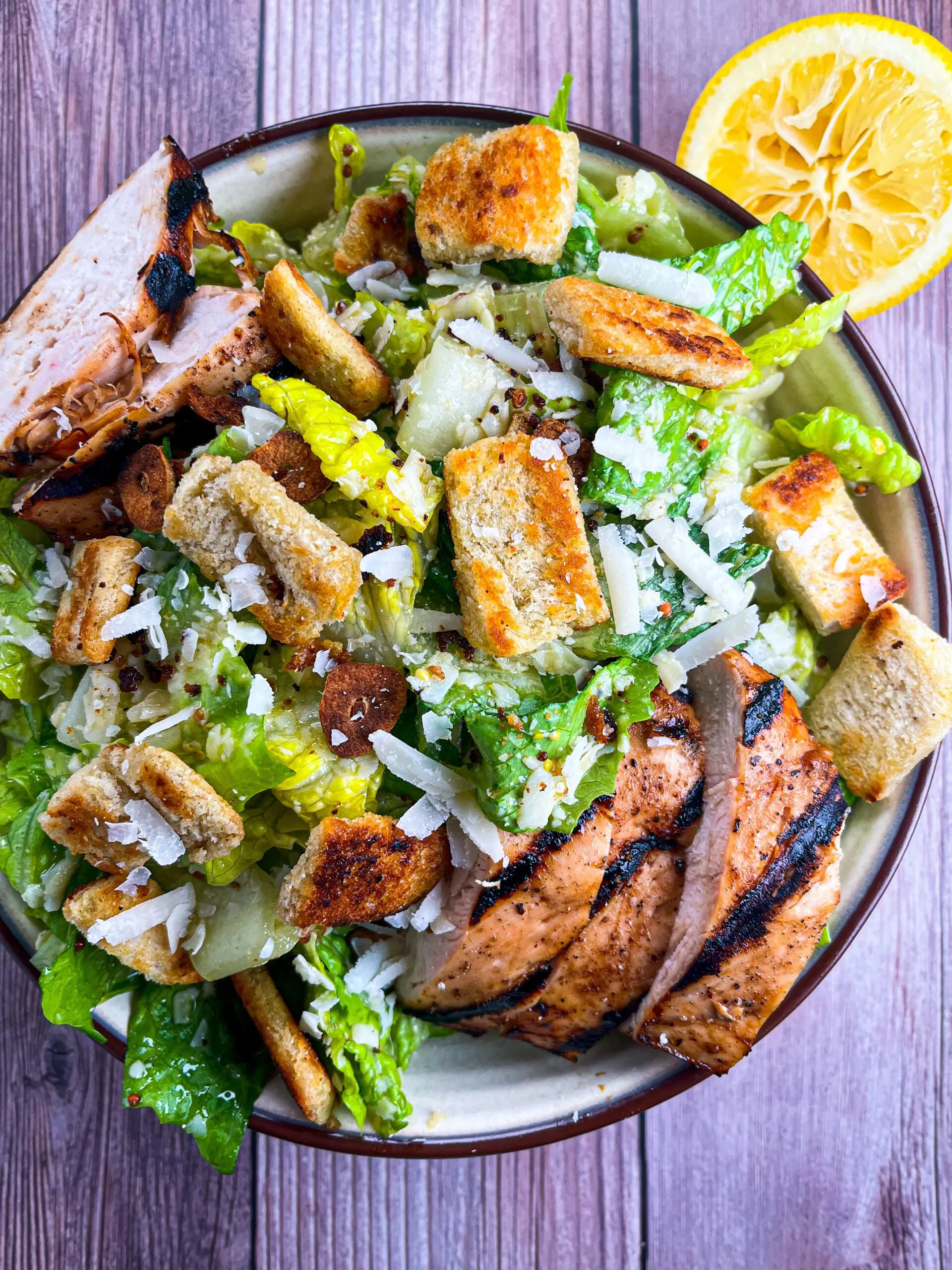 Poor Man's Chicken Caesar Salad