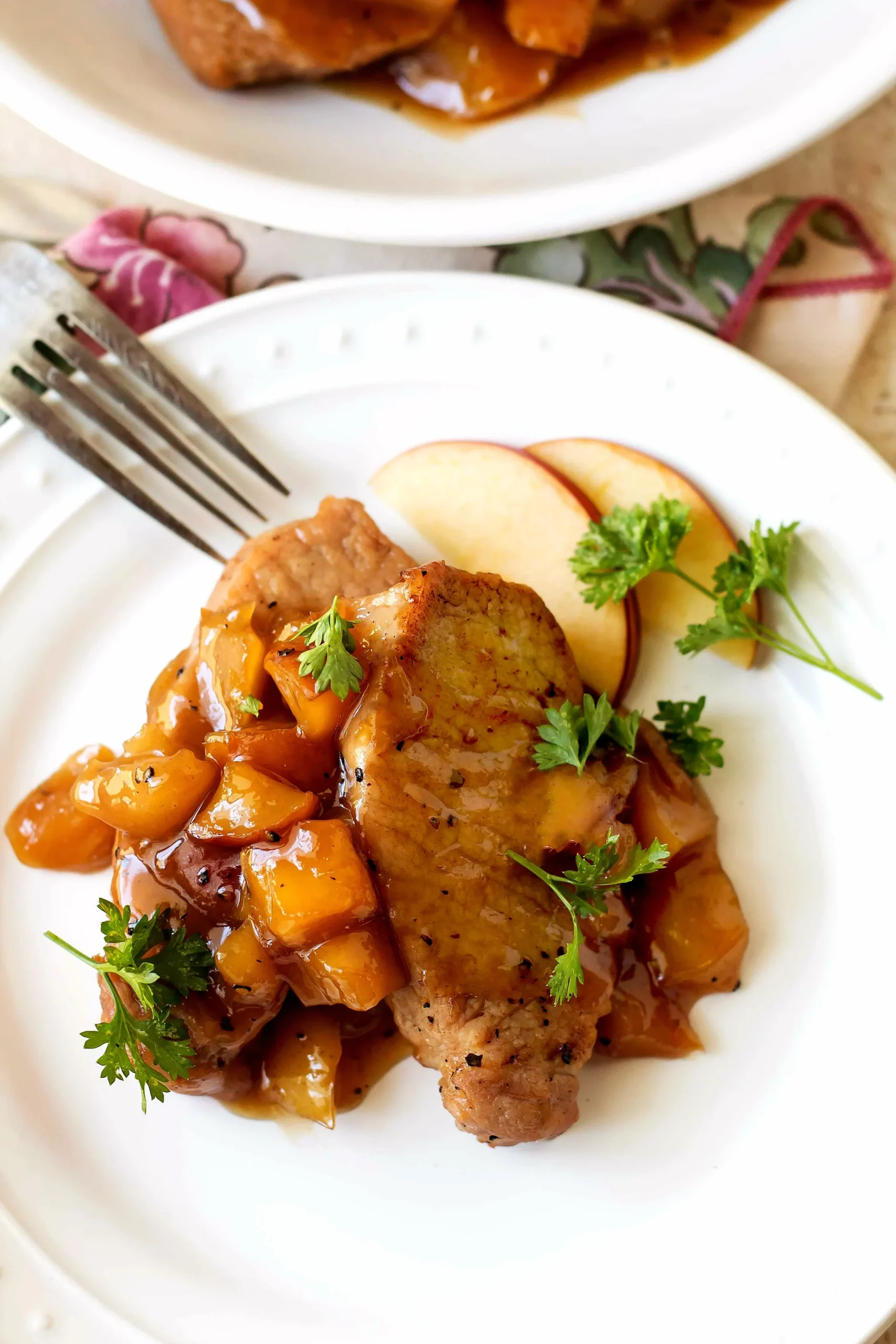 Pork Chops with Apples and Onions