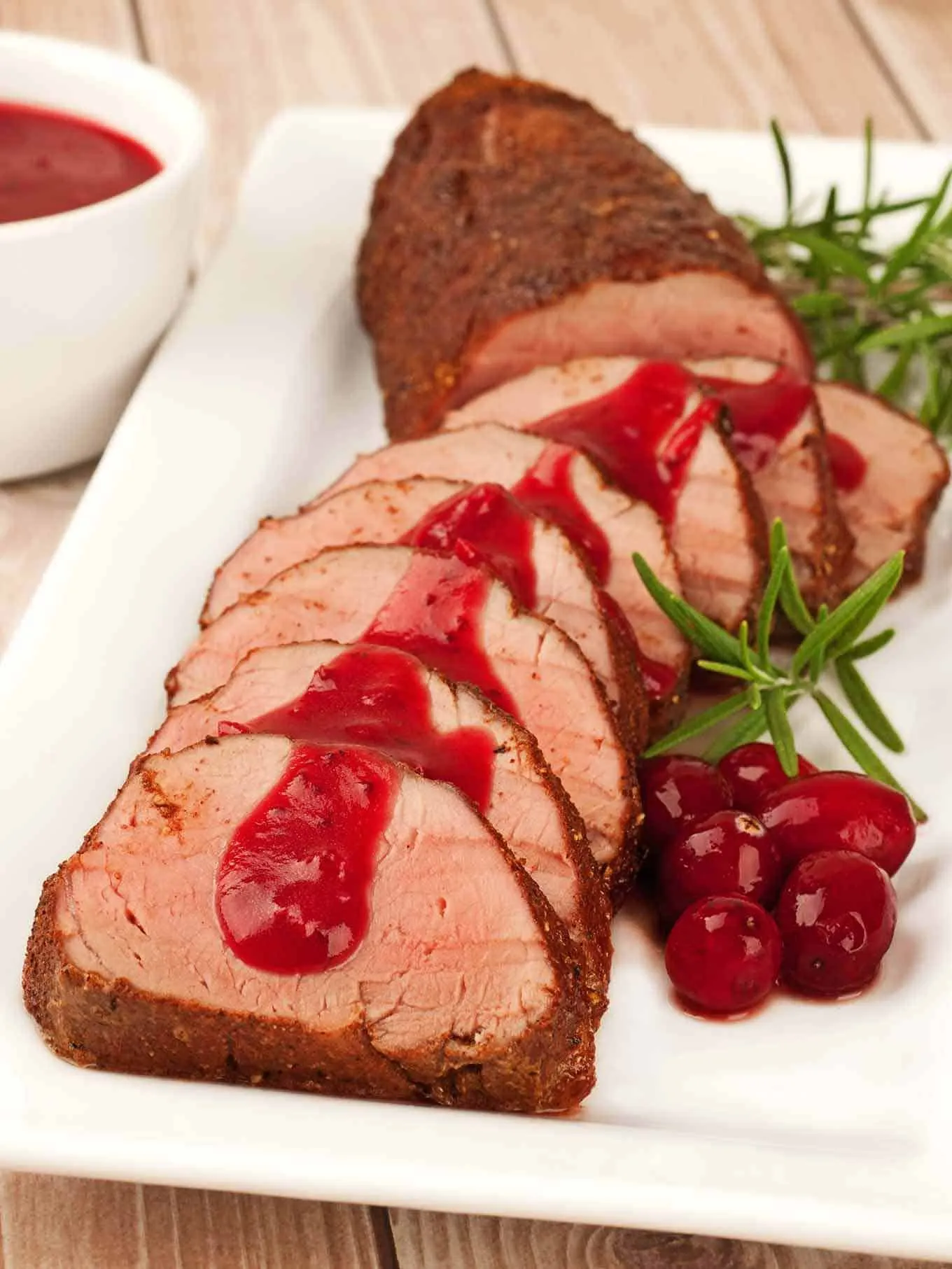Pork Tenderloin with Cinnamon Cranberries