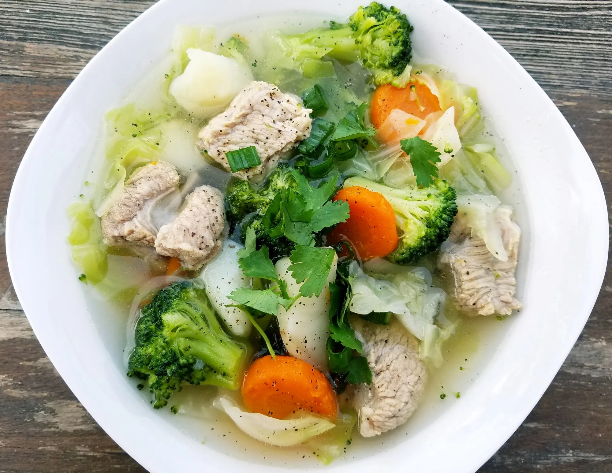 Pork and Vegetable Soup