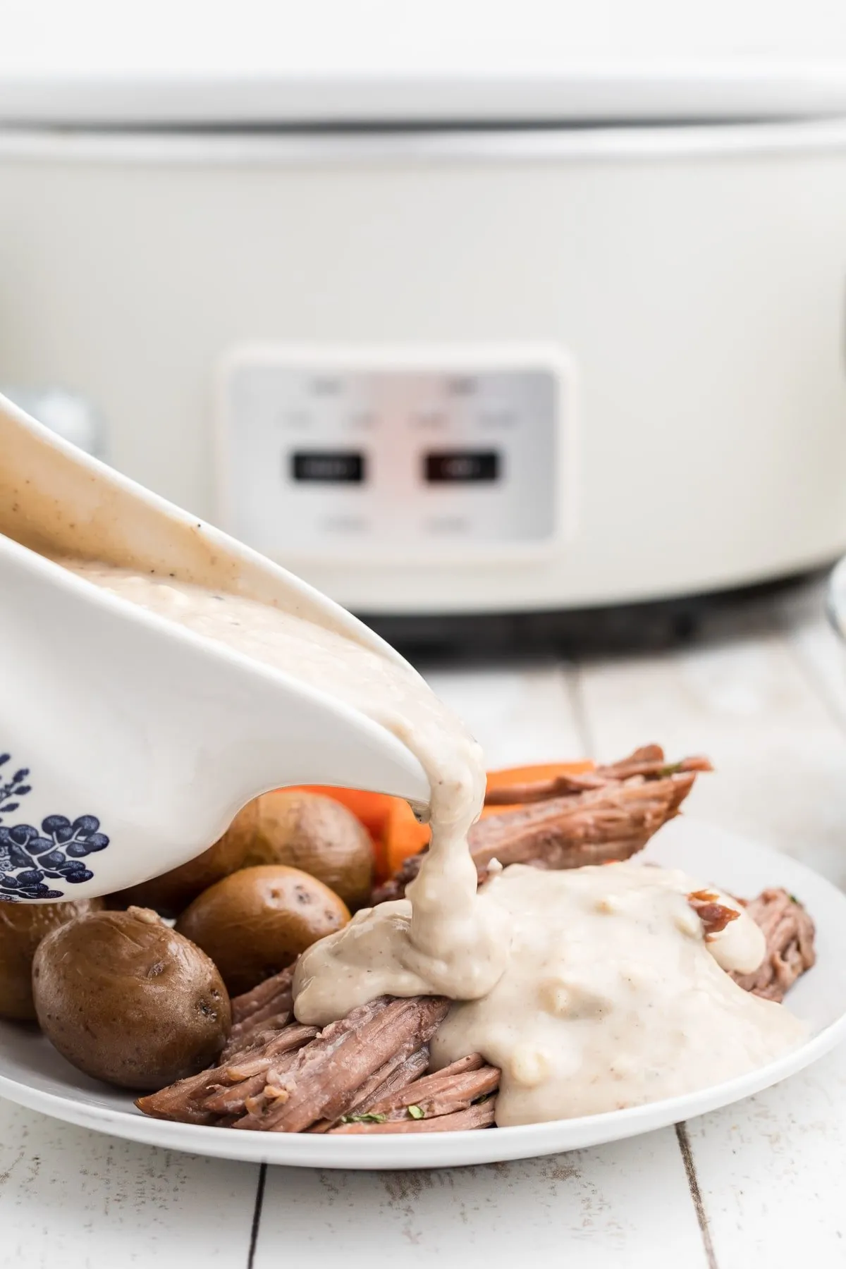 Pot Roast with Blue Cheese Gravy