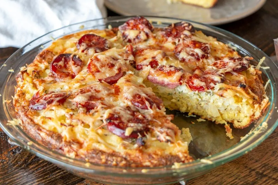 Potato Bread Quiche Lorraine
