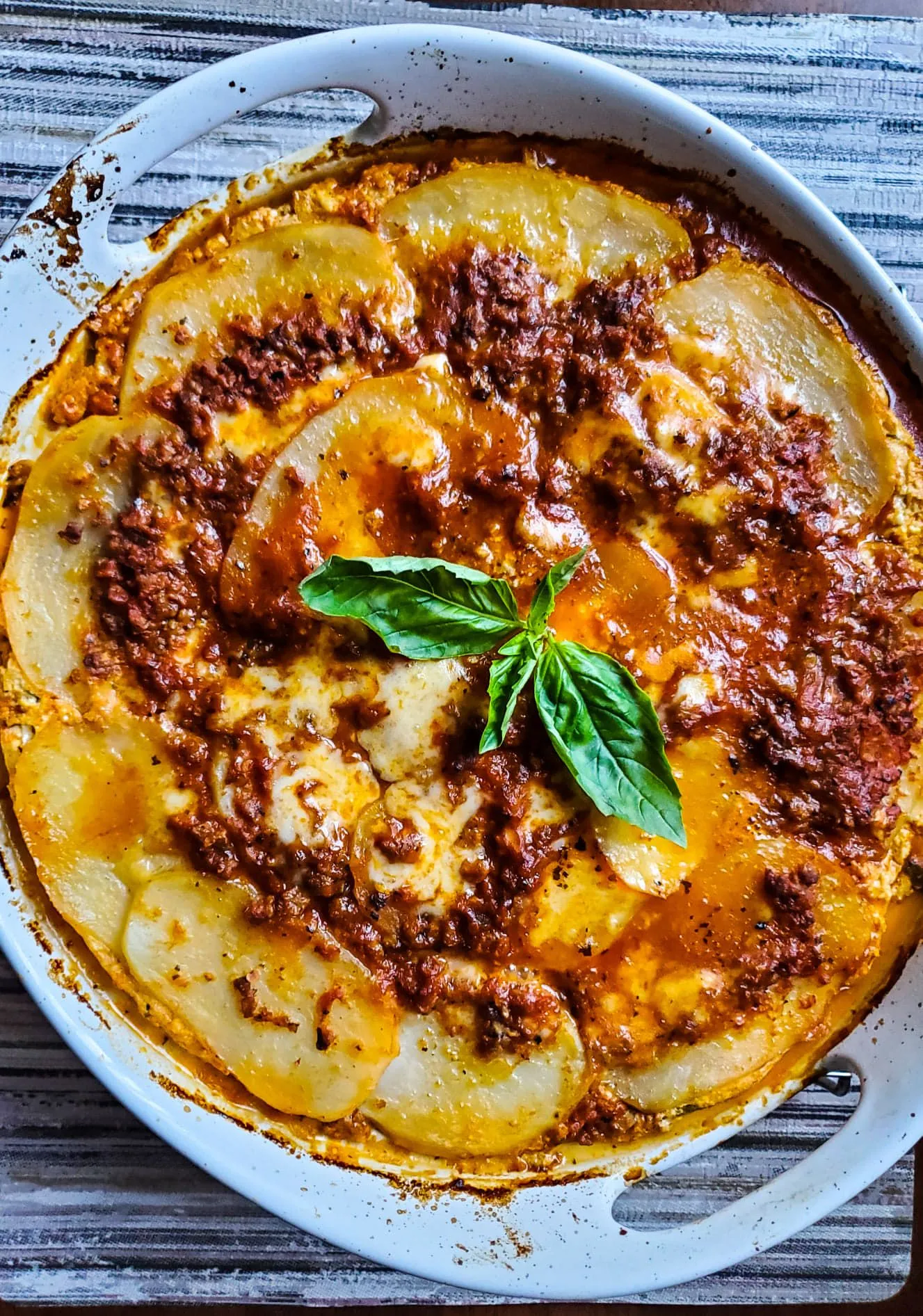 Potato and Cheese Lasagna