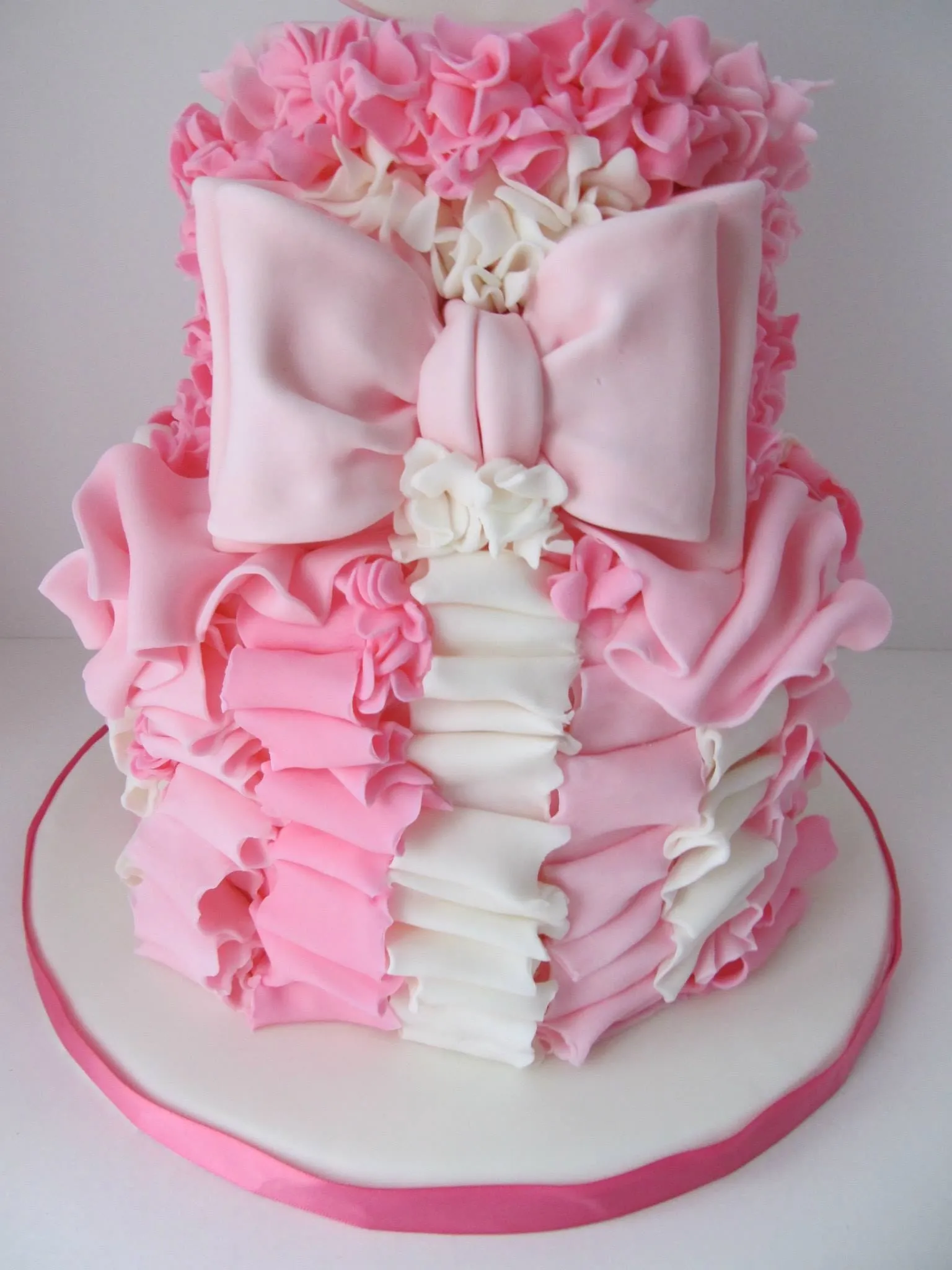 Pretty in Pink Birthday Cake