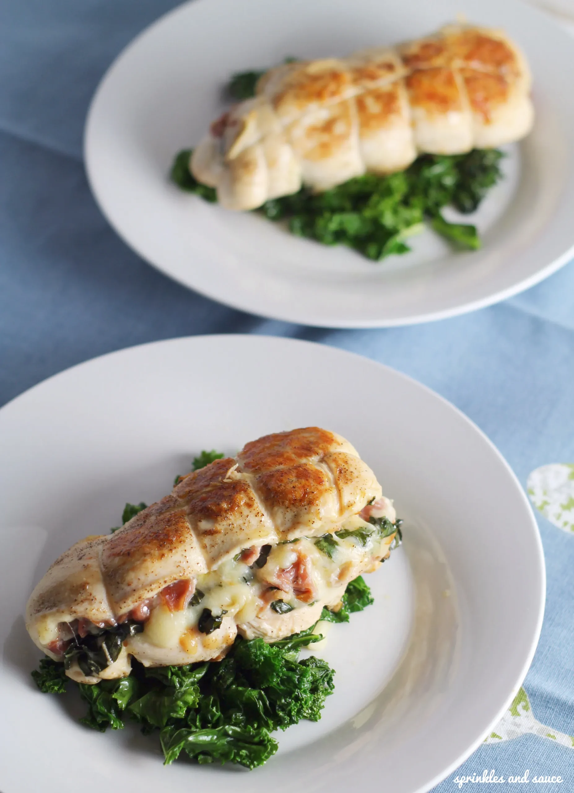 Prosciutto and Mozzarella Stuffed Chicken Breasts