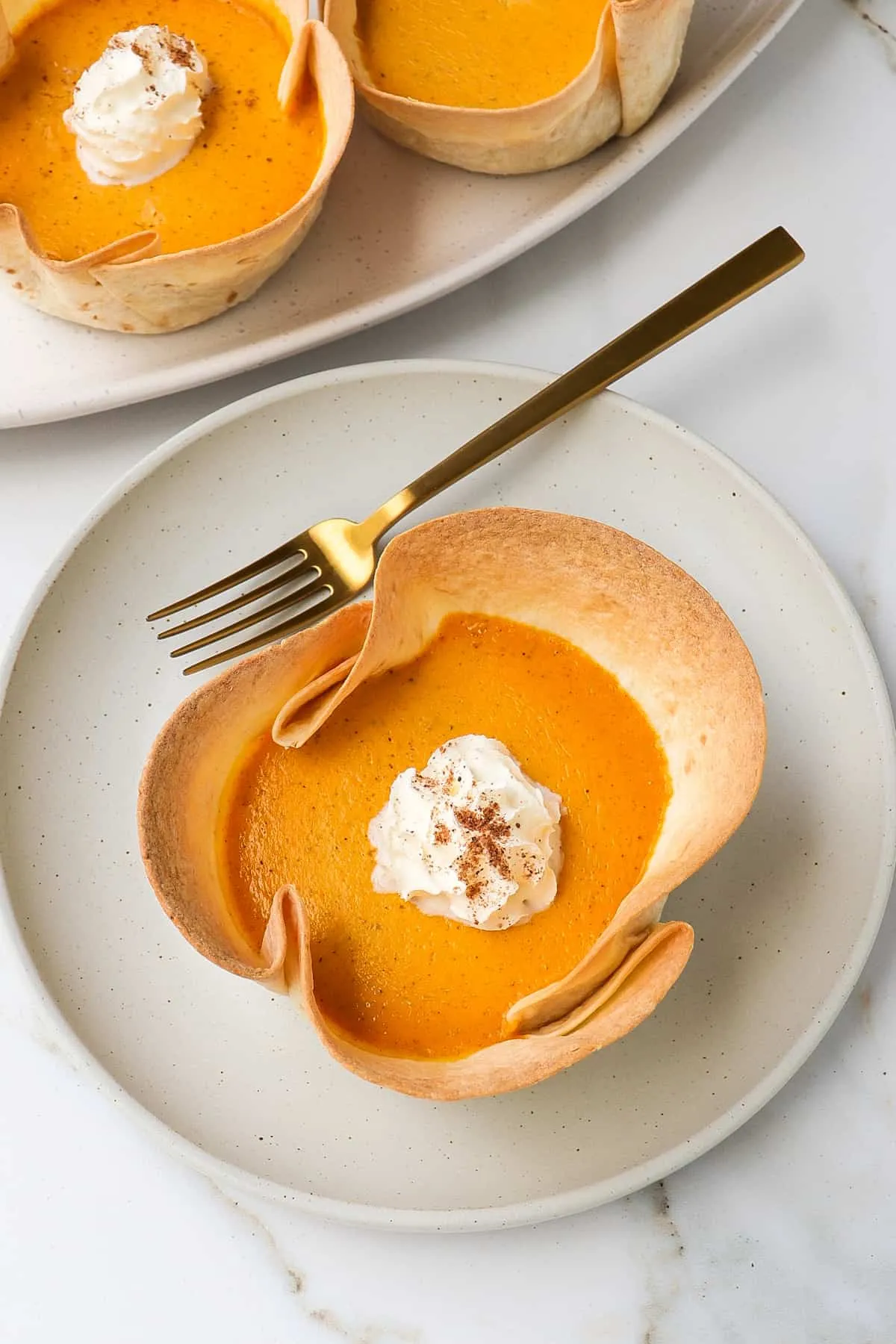 Protein Pumpkin Pie Tortillas