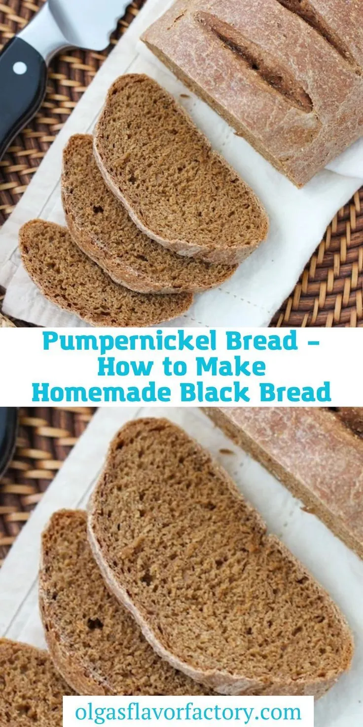 Pumpernickel Bread (Make Homemade Black Bread)