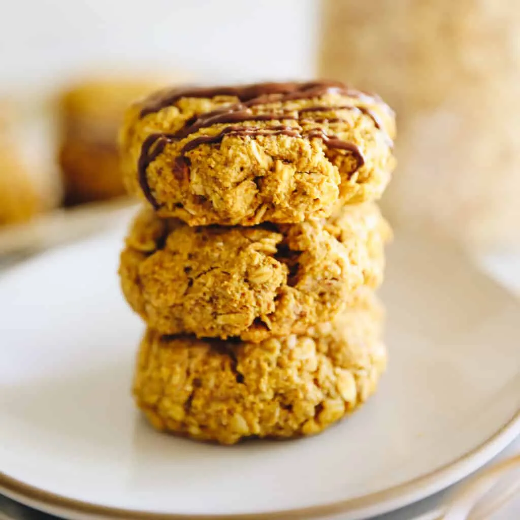 Pumpkin Almond Butter Breakfast Cookies