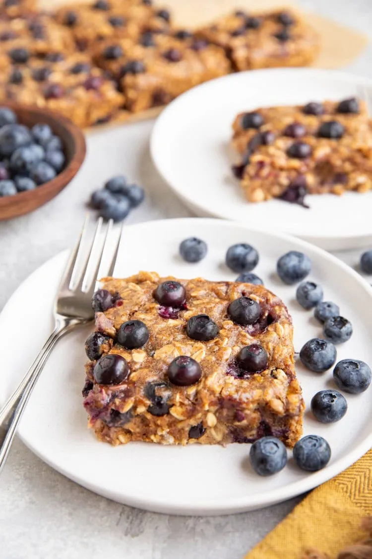 Pumpkin Blueberry Breakfast Bars