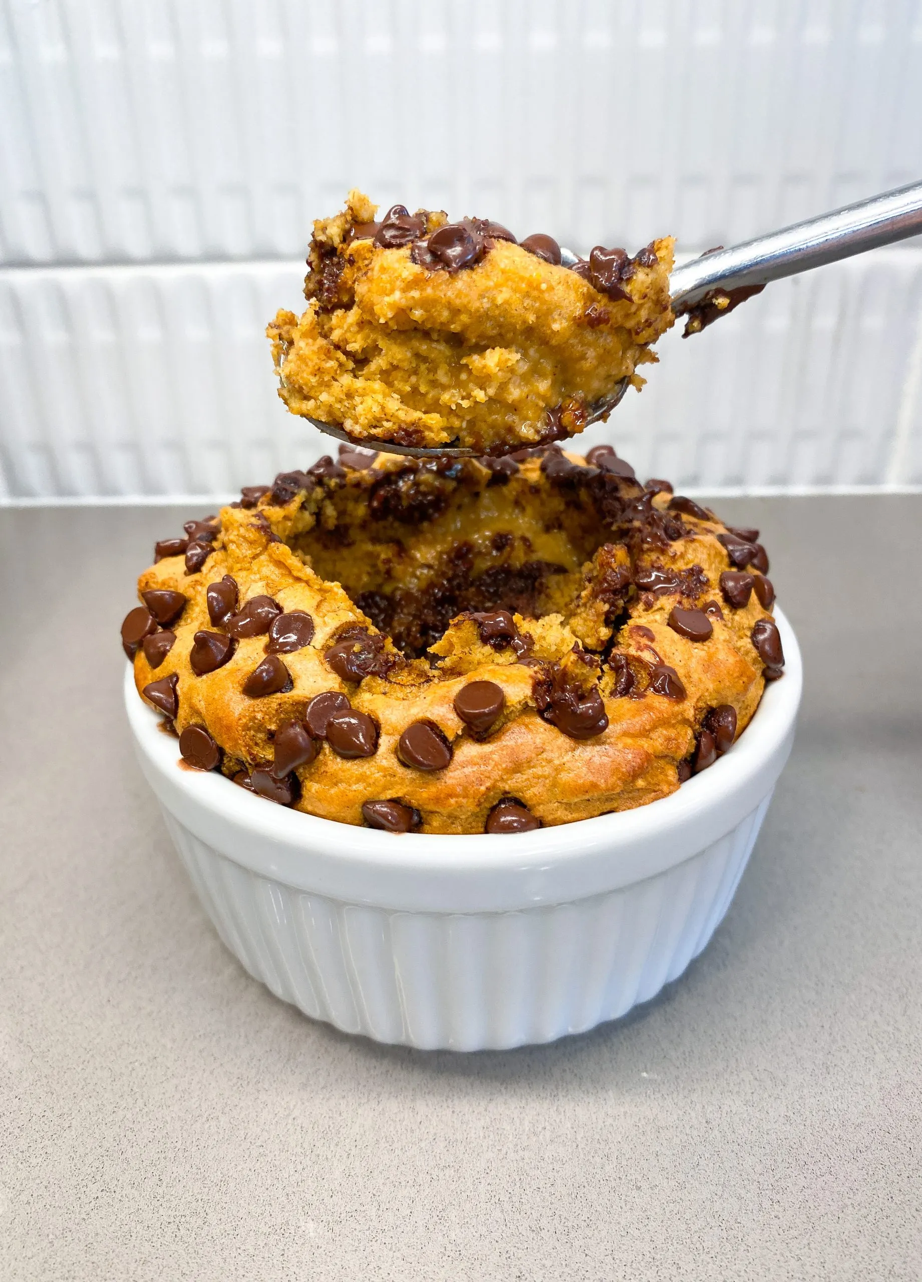 Pumpkin Chocolate Chip Baked Oatmeal