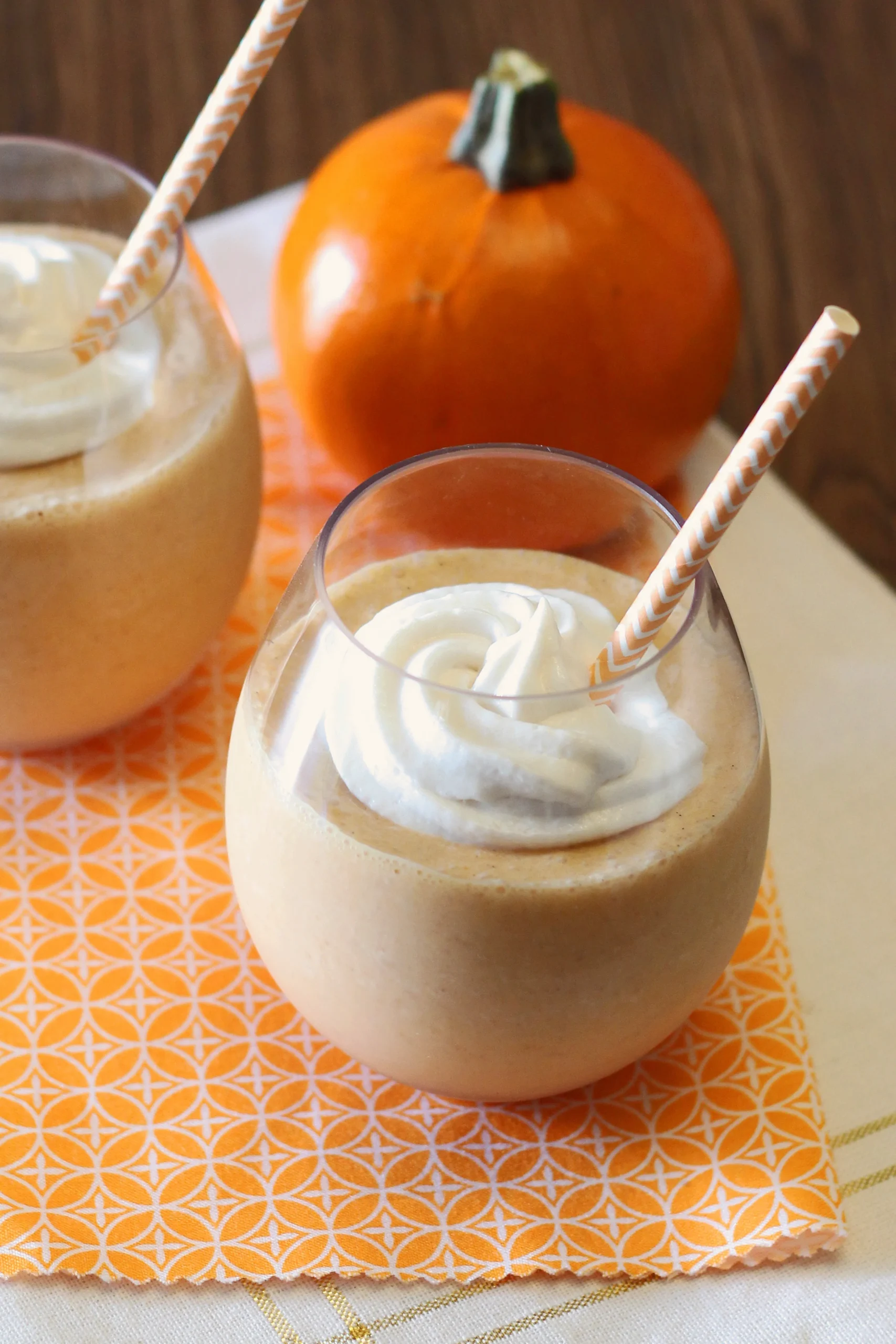 Pumpkin Milkshake Without Ice Cream